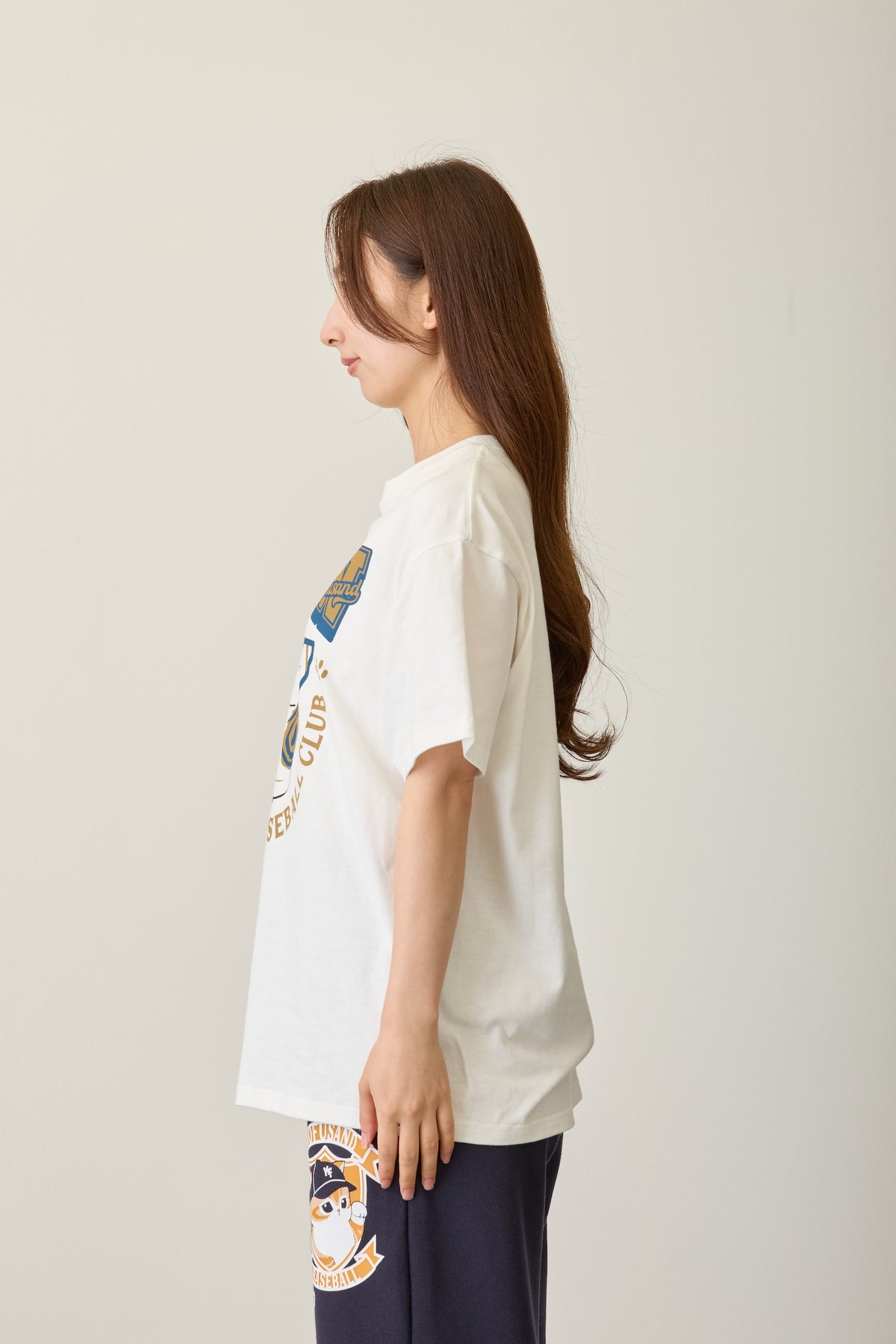 mofusand Tシャツ NYAW ホワイト