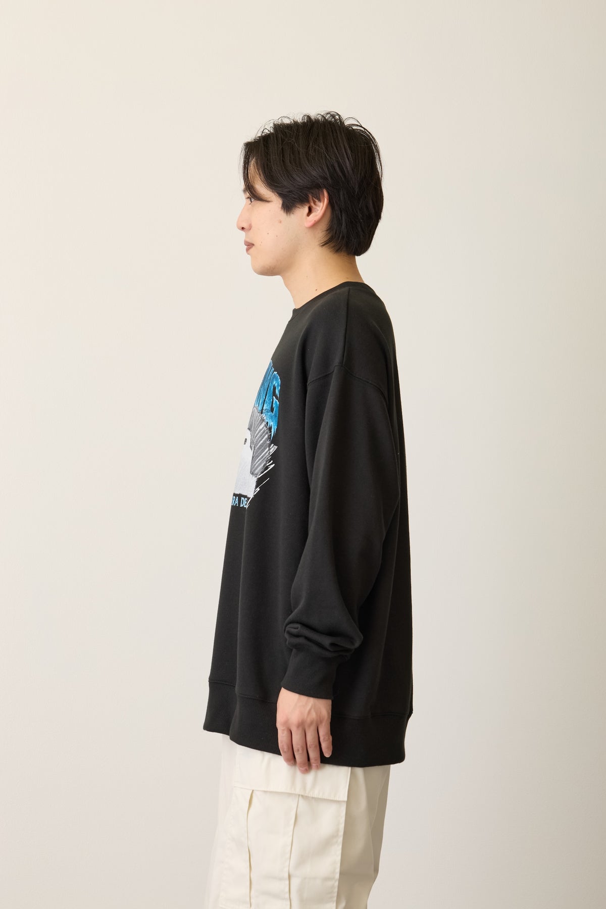 コウペンちゃん スウェットシャツ 寒い ブラック