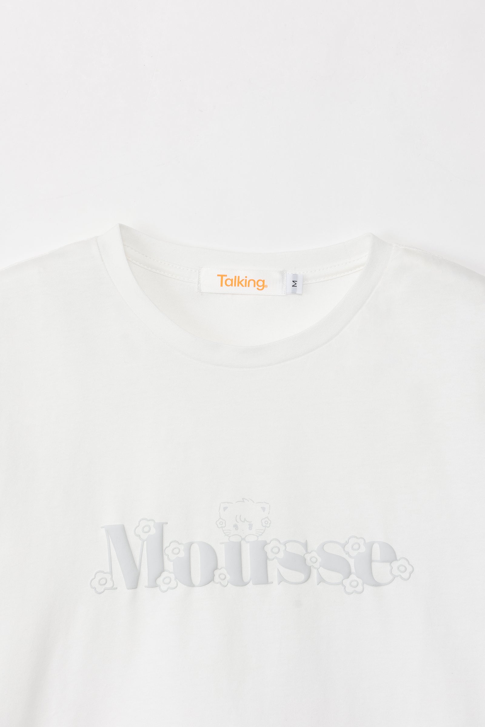 Lil ala mode Tシャツ Bloom ムース ホワイト