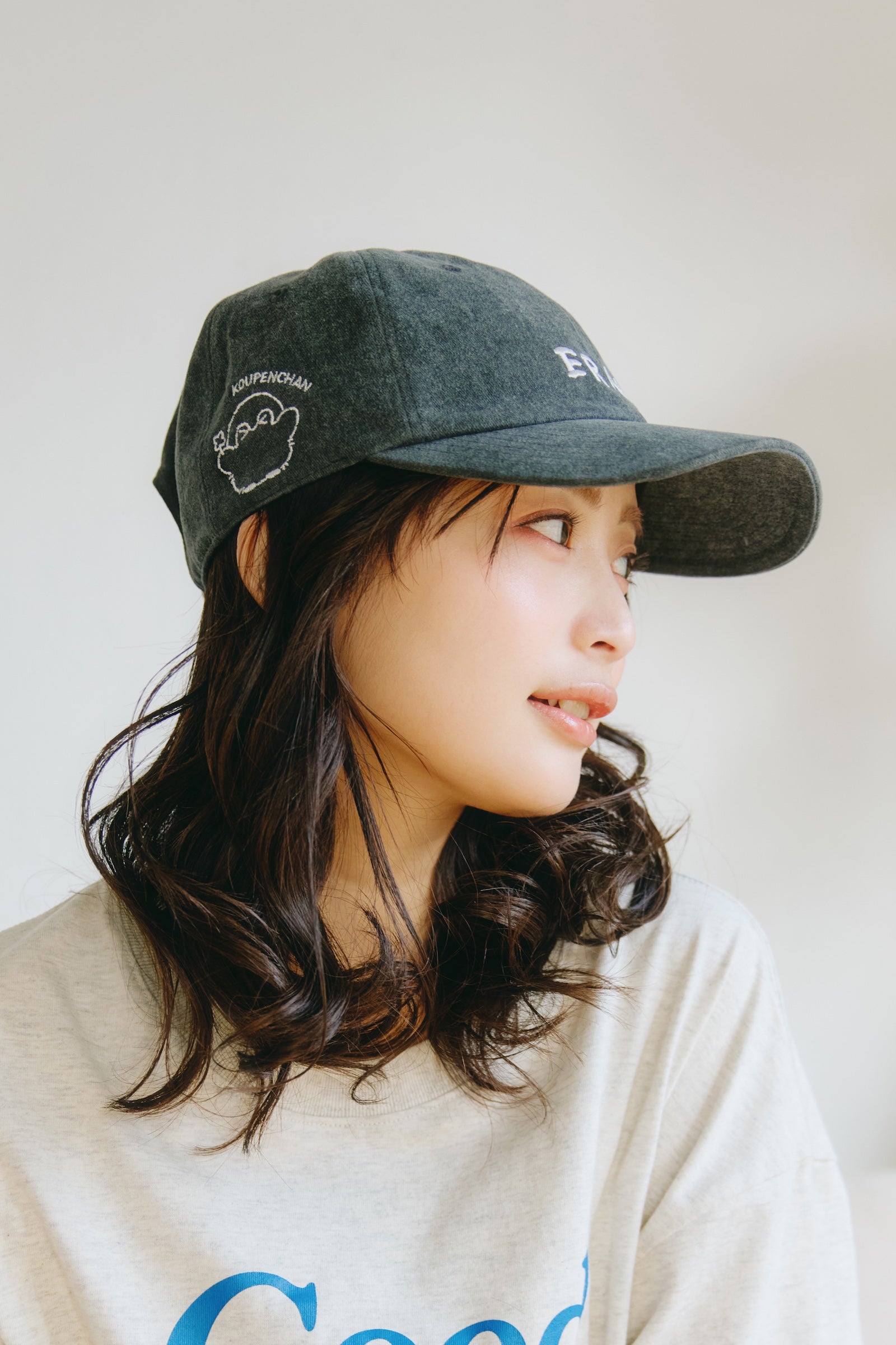 【2BUY10%OFF対象商品】コウペンちゃん キャップ ERAI! スミ ONE