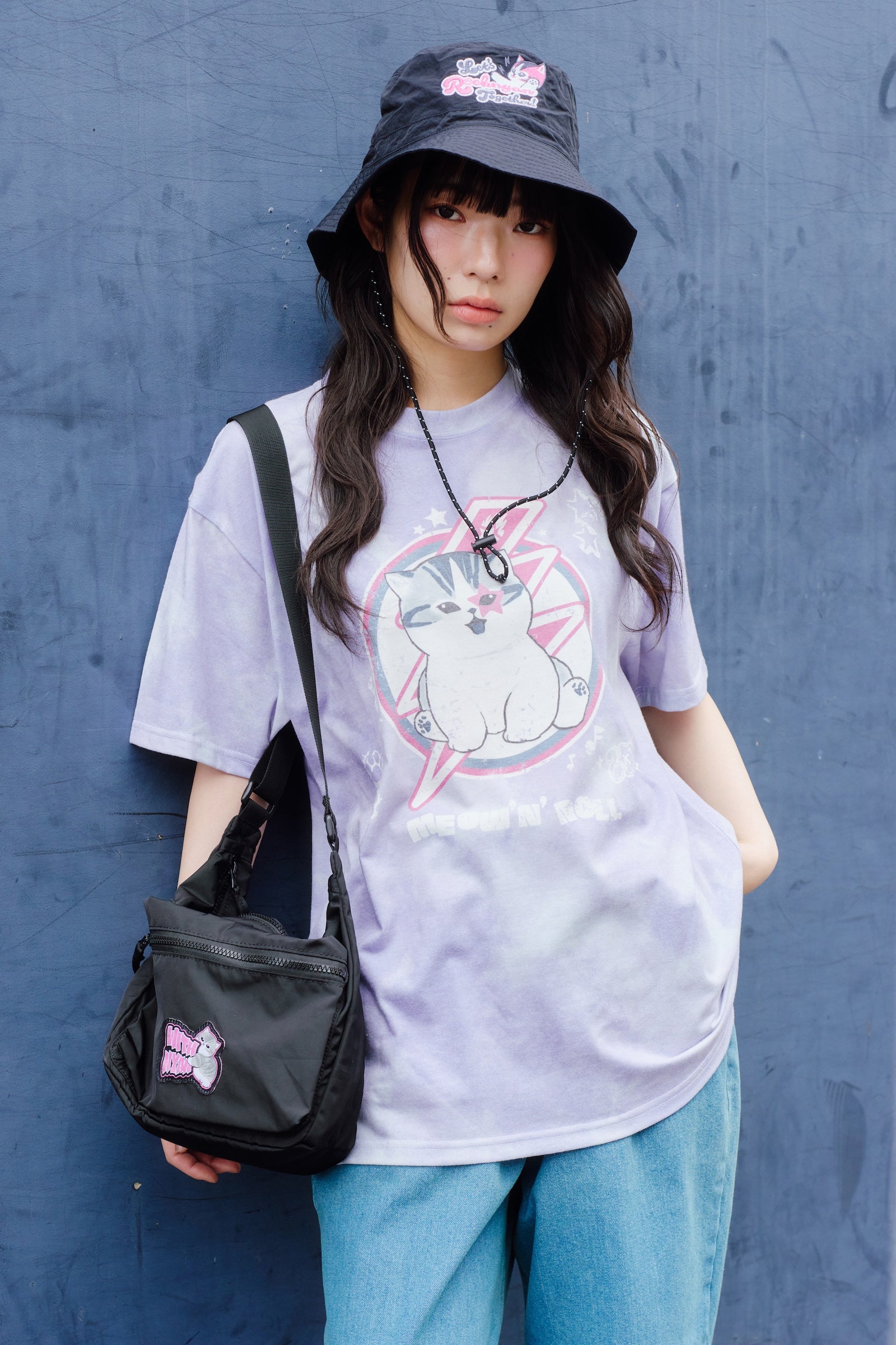 mofusand ボディーバッグ WITHNYAN ブラック