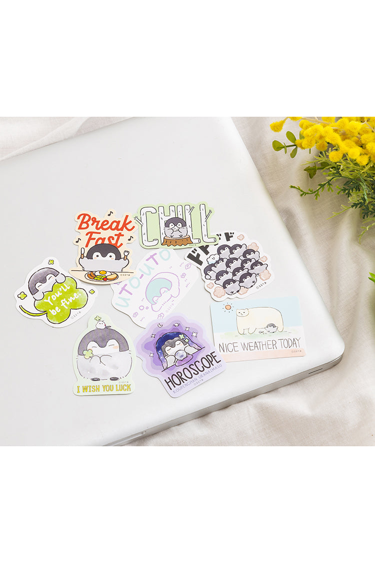 【2BUY10%OFF対象商品】コウペンちゃん スマホに貼れるサイズのステッカー(IWISH)