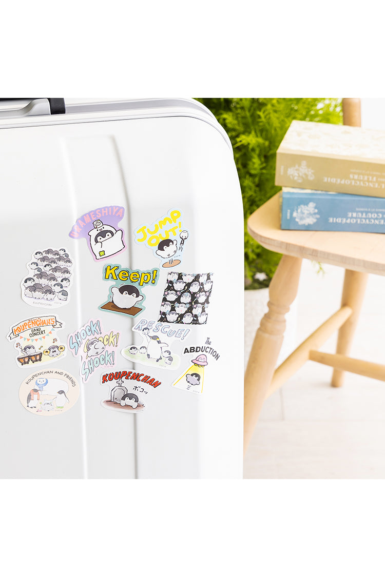 【2BUY10%OFF対象商品】コウペンちゃん スマホに貼れるサイズのステッカー(ウトウト)