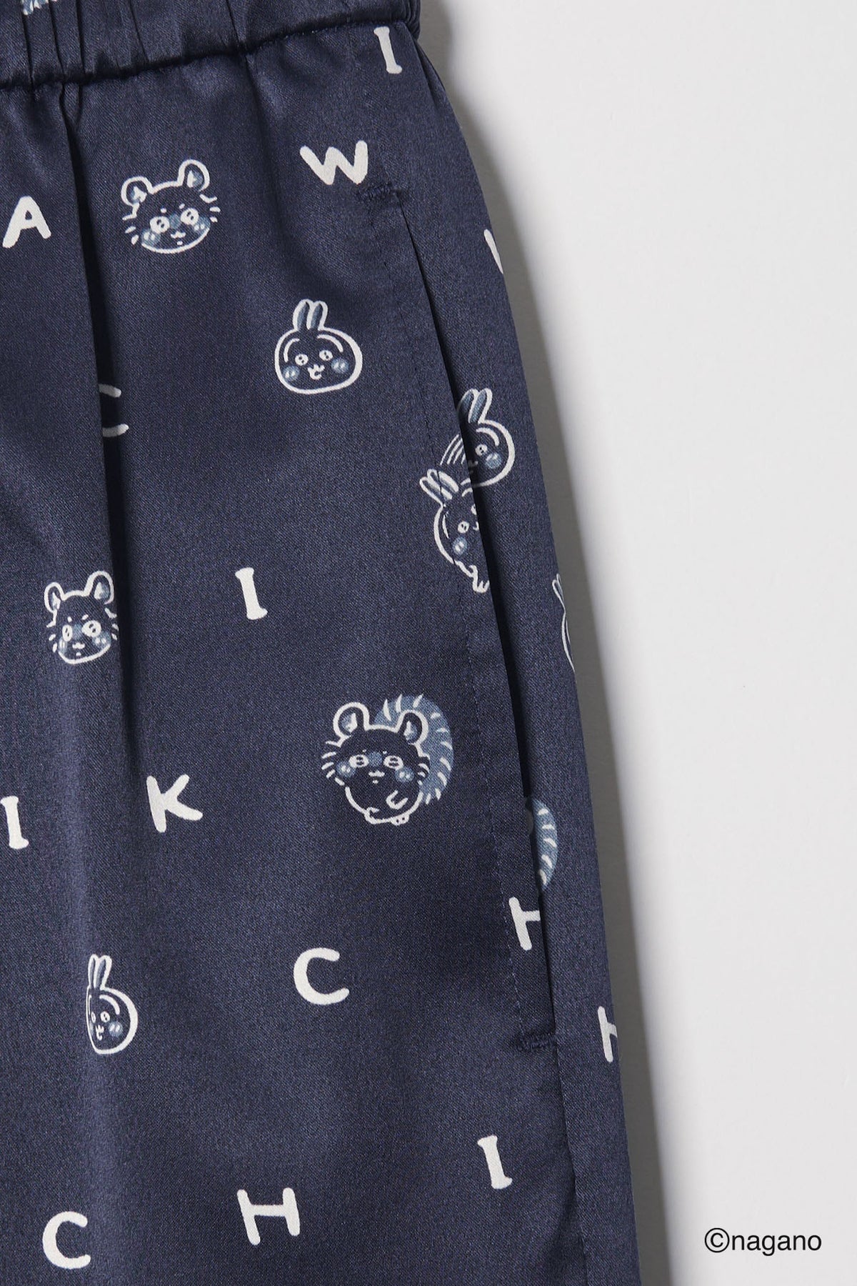 ちいかわ CITEN サテンルームウェア ネイビー