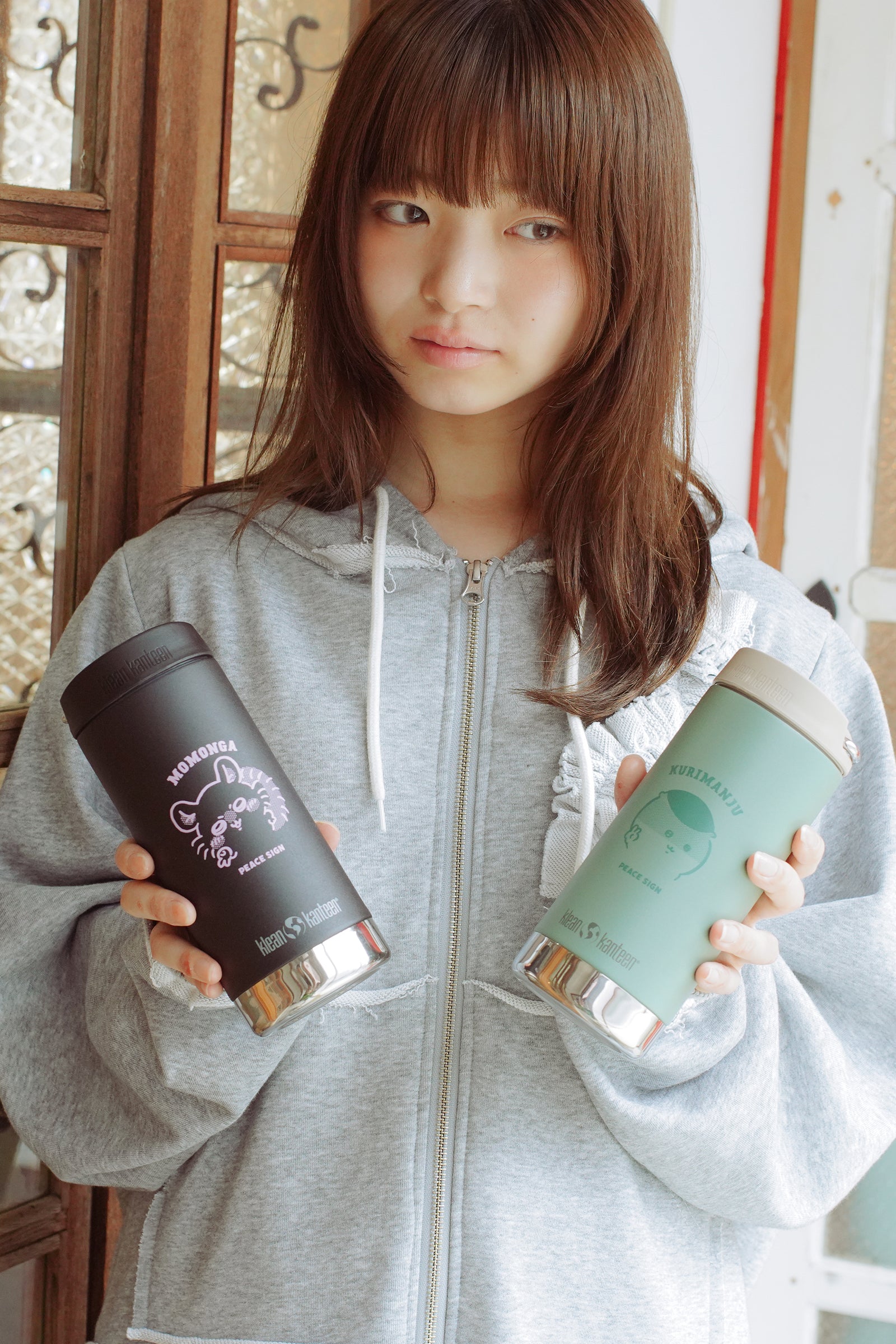 ちいかわ × Klean Kanteen インスレートボトル くりまんじゅう Sea Spray