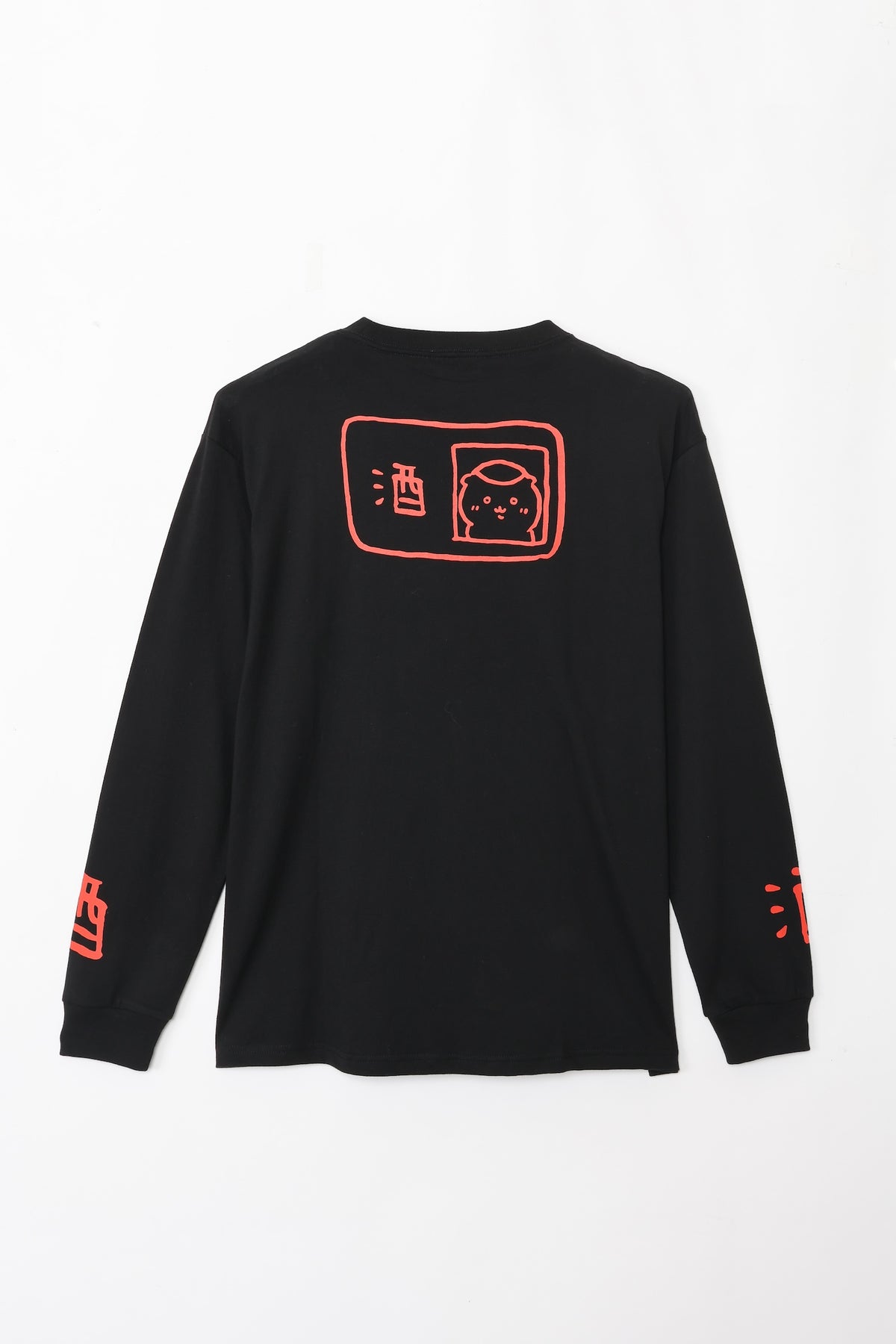 ちいかわ 長袖Tシャツ 禁酒くりまんじゅう ブラック