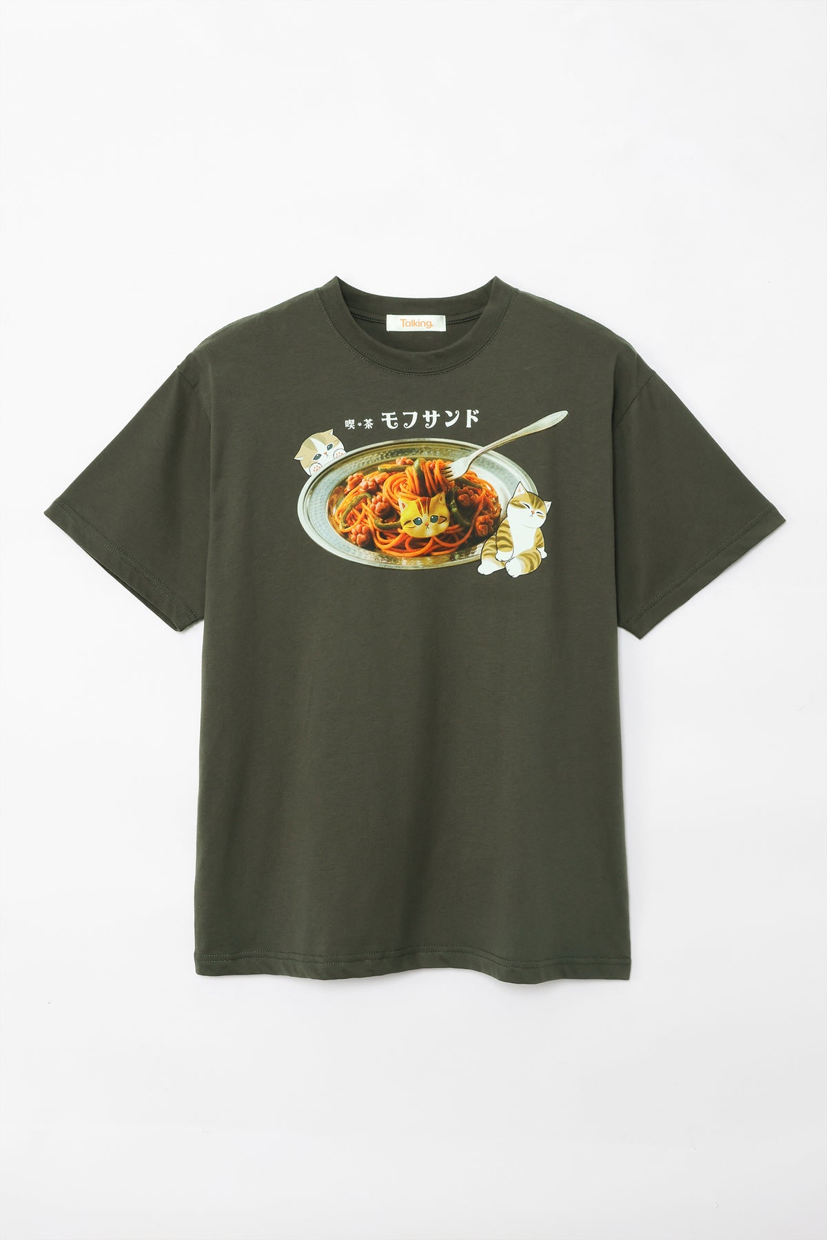 mofusand Tシャツ 二ャポリタン スミクロ