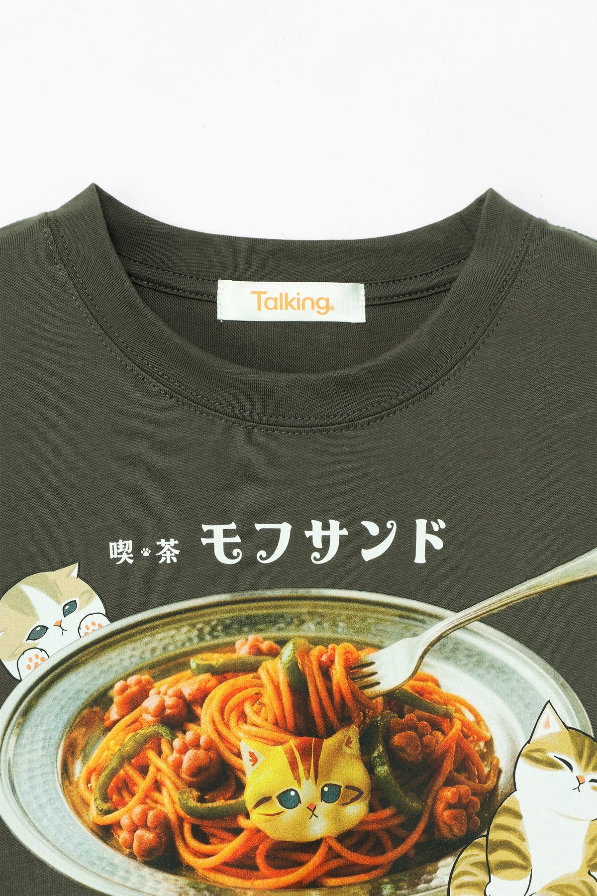mofusand Tシャツ 二ャポリタン スミクロ