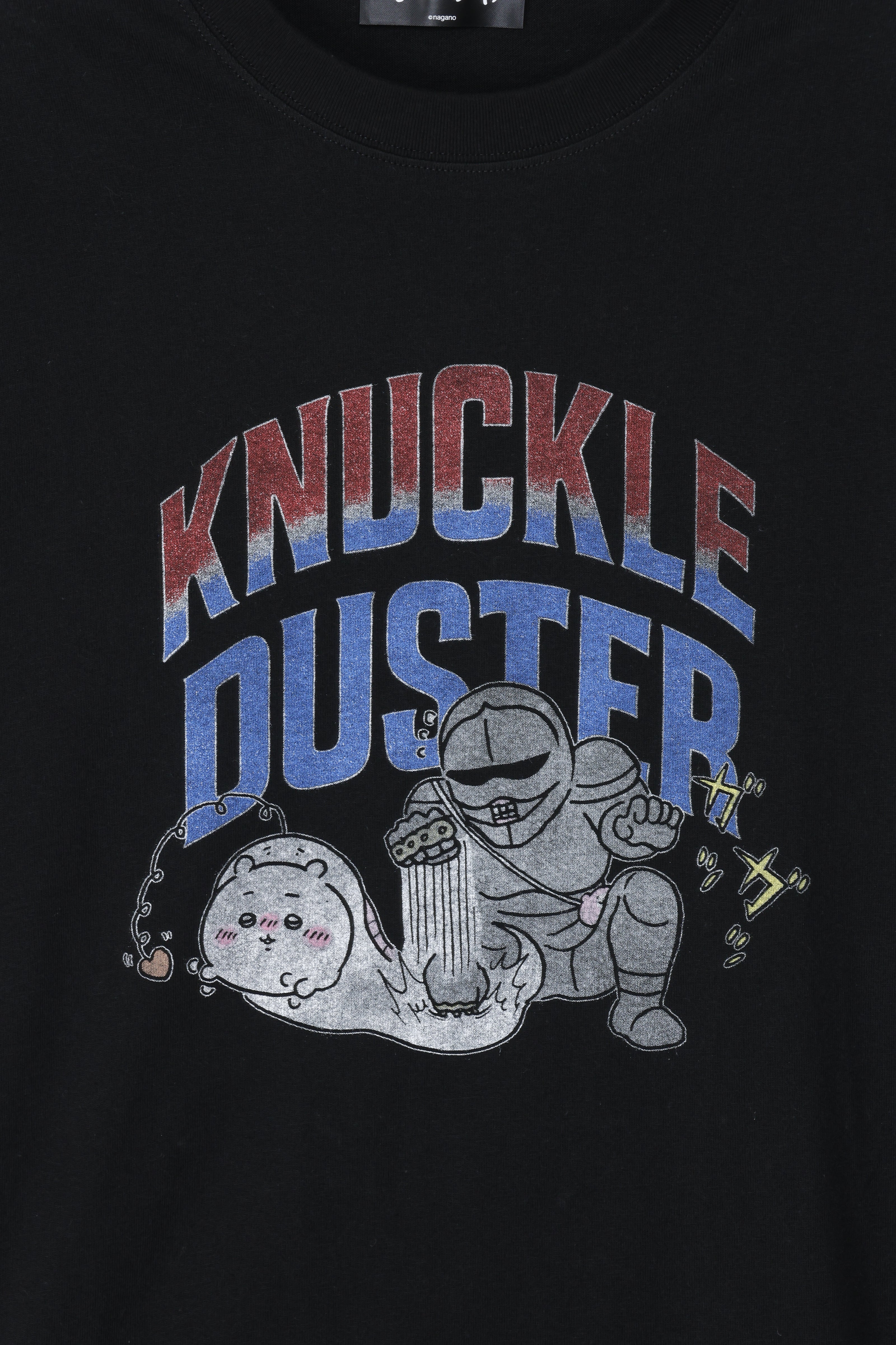 ちいかわ Tシャツ KNUCKLE DUSTER ブラック