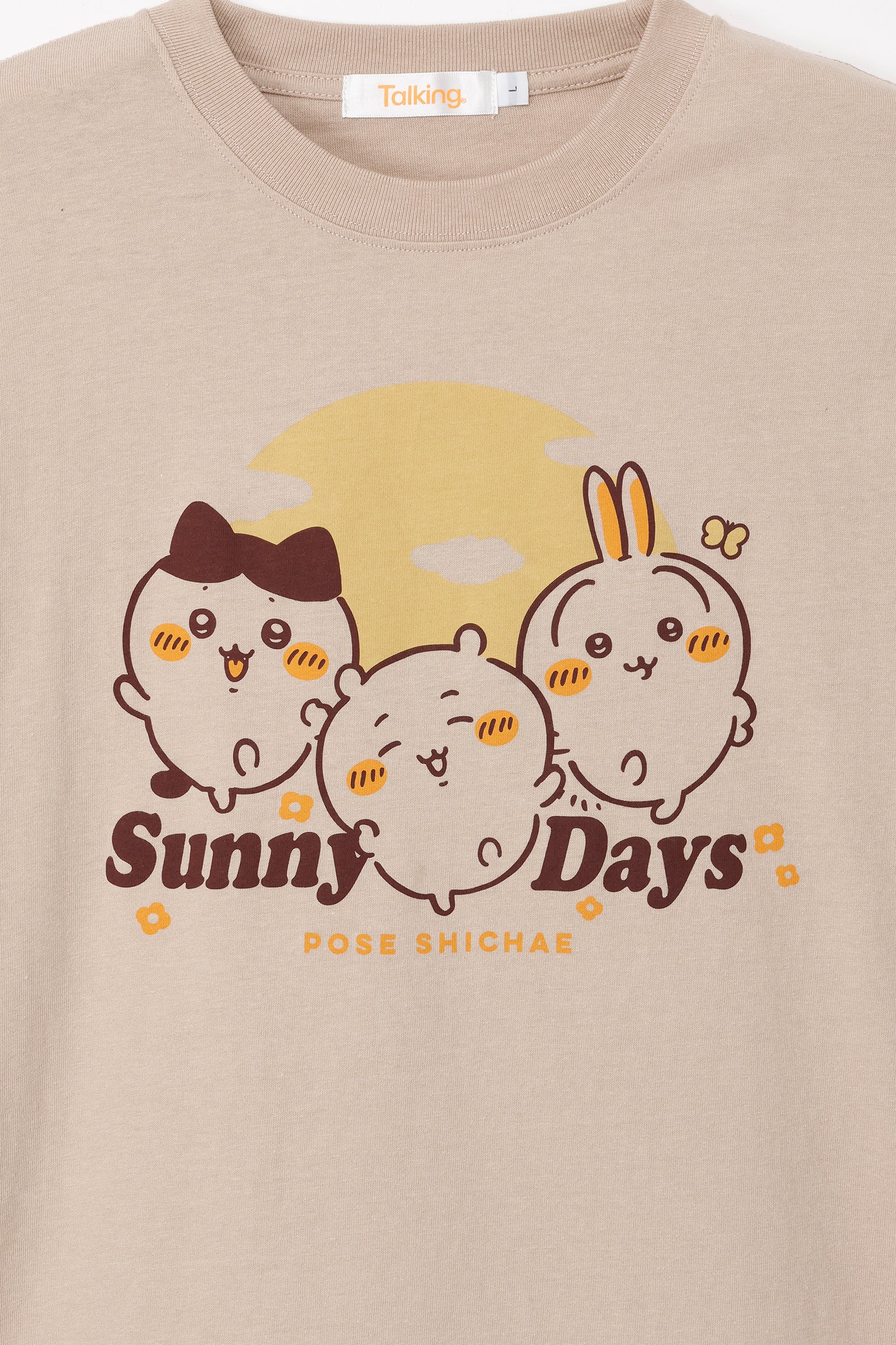 ちいかわ Tシャツ Sunny Days サンドベージュ