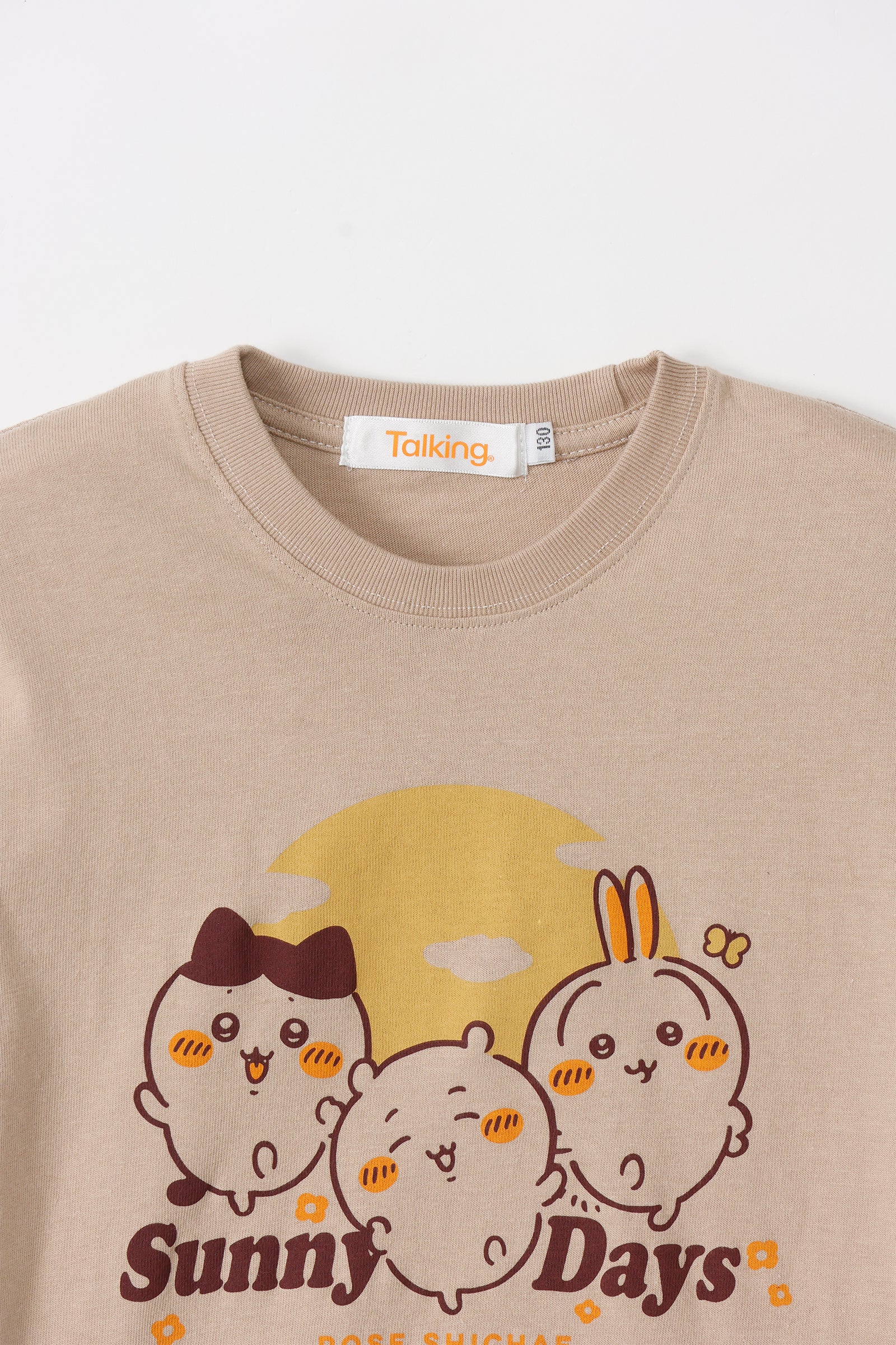 ちいかわ キッズTシャツ Sunny Days サンドベージュ