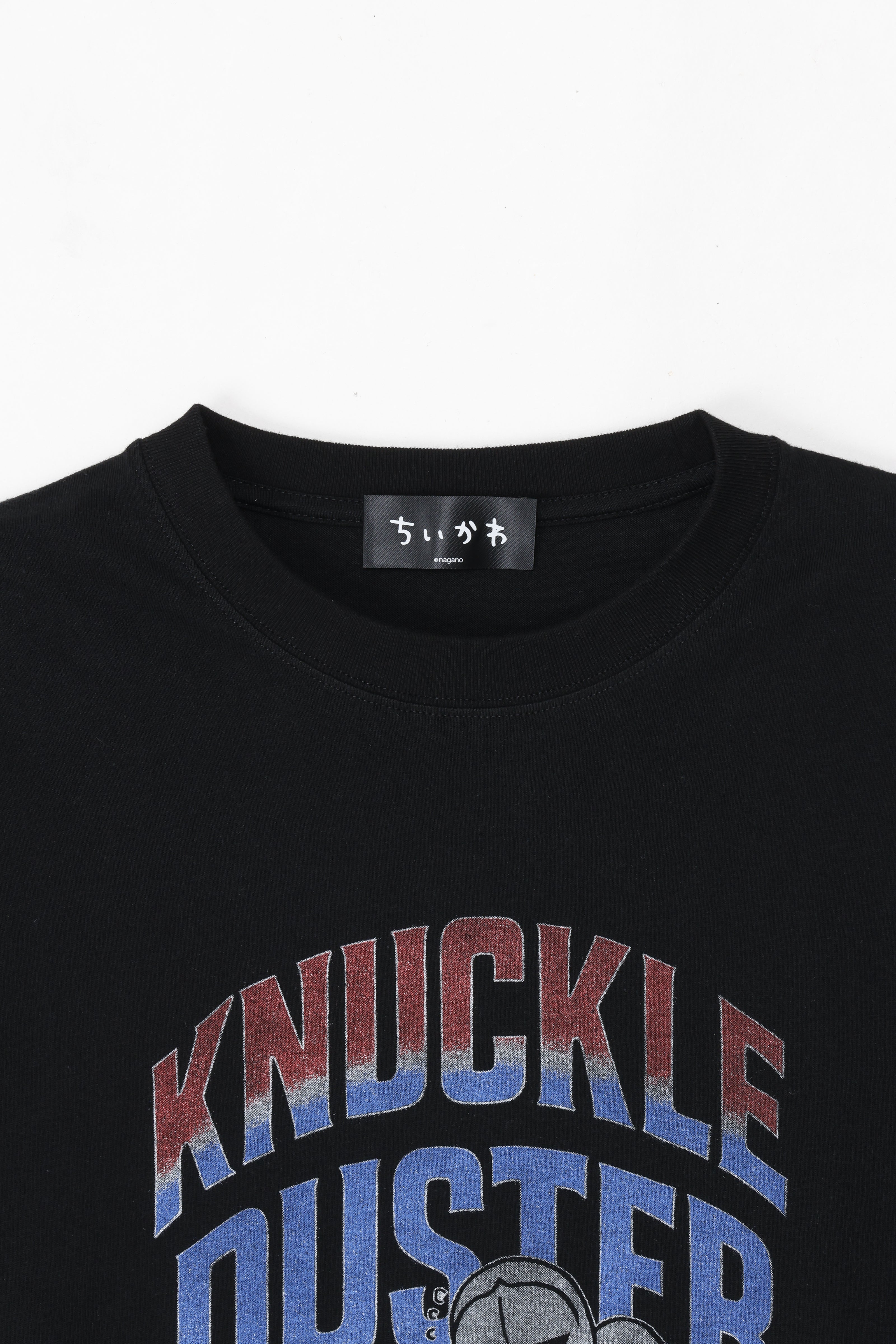 ちいかわ Tシャツ KNUCKLE DUSTER ブラック