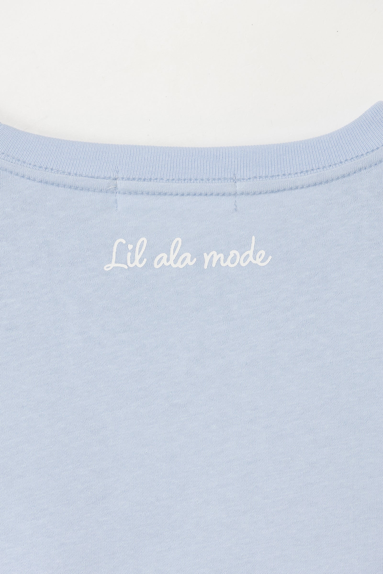 Lil ala mode Tシャツ Lace Frame MOUSSE ブルー