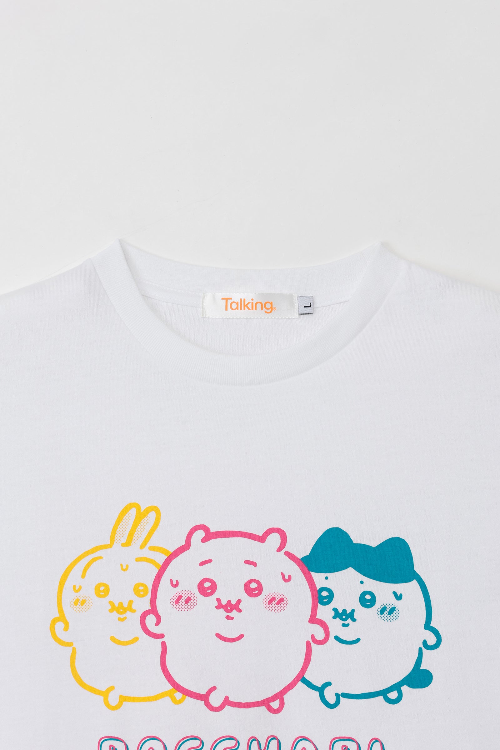ちいかわ パックTシャツ 味付けのり/ぼっちゃりランナーズ スミ/ホワイト