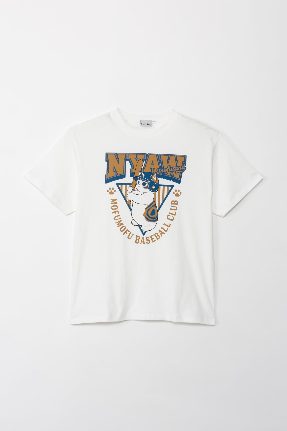 mofusand Tシャツ NYAW ホワイト