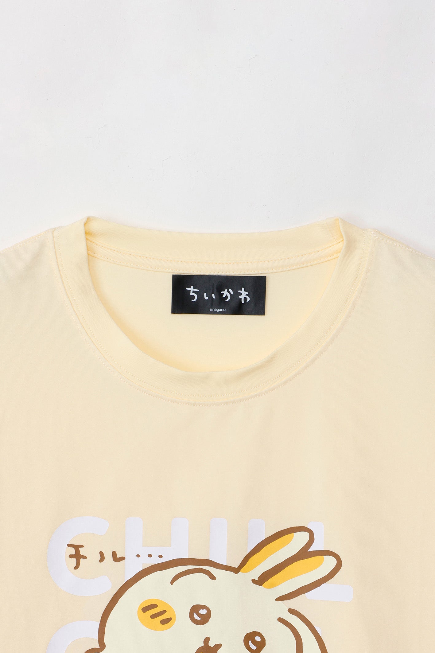【2BUY10%OFF対象商品】ちいかわ Tシャツ チルチルうさぎ イエロー