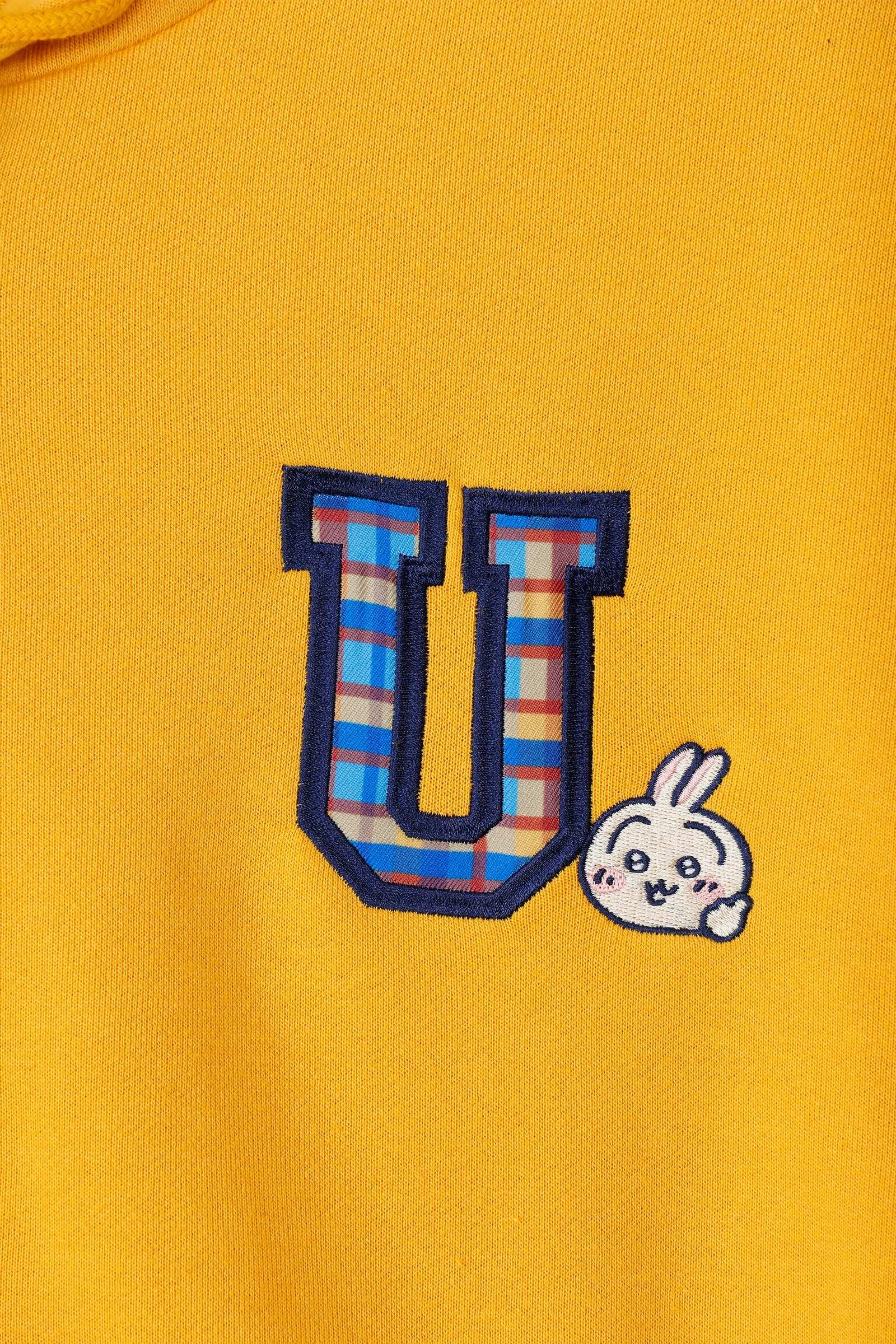 【2BUY10%OFF対象商品】ちいかわ ZIPパーカー GO MY WAY イエロー