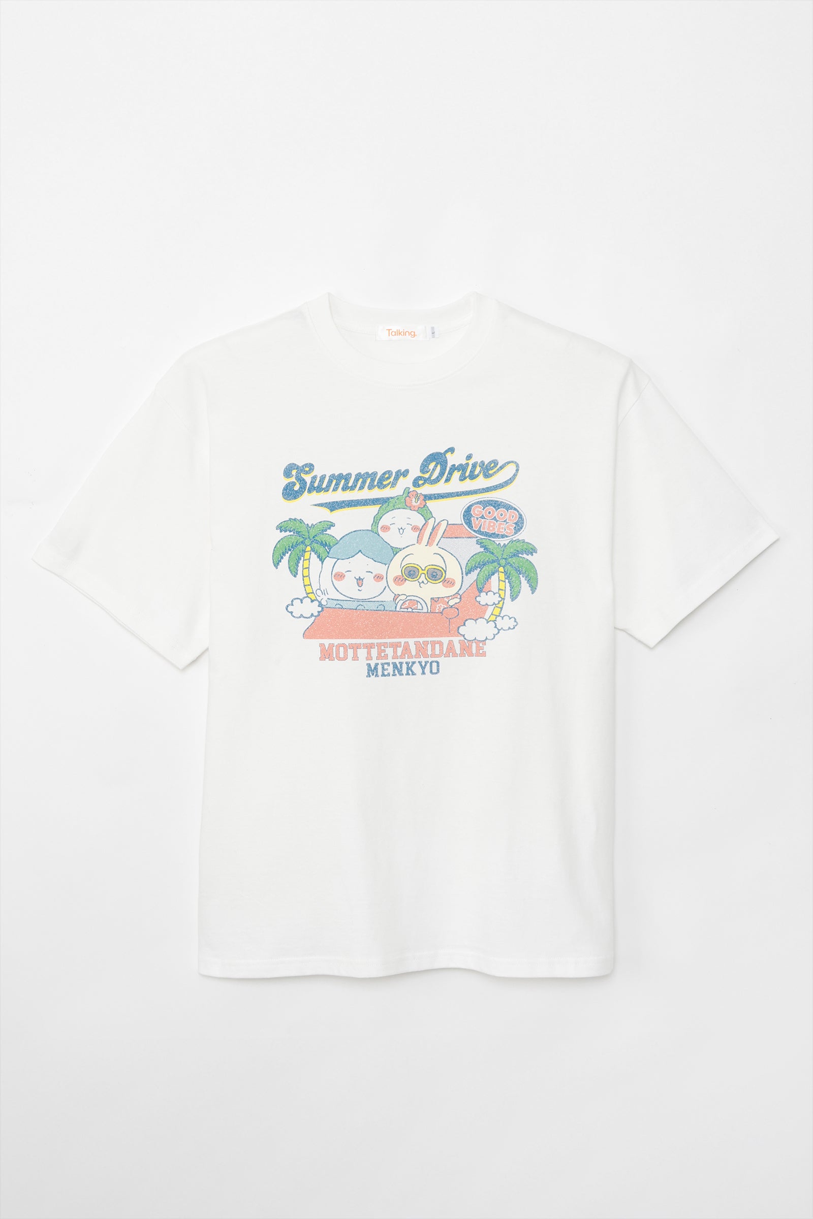 ちいかわ Tシャツ サマードライブ オフホワイト
