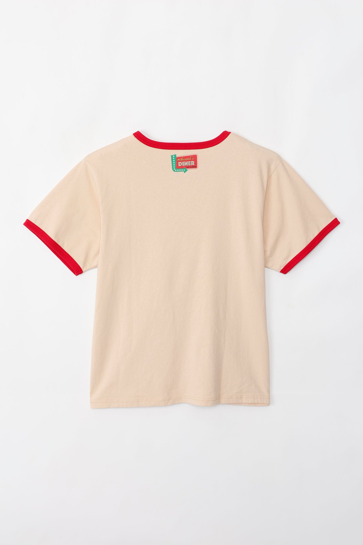 【2BUY10%OFF対象商品】mofusand Tシャツ ダイナー NYANBURGERS ブラウン