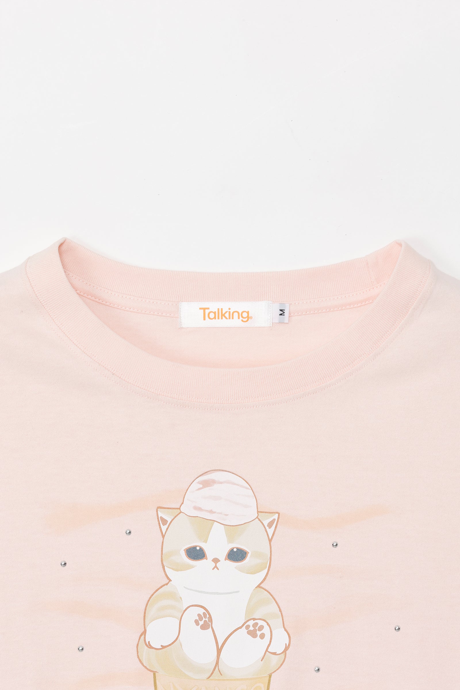 mofusand Tシャツ Gelato ペールピンク