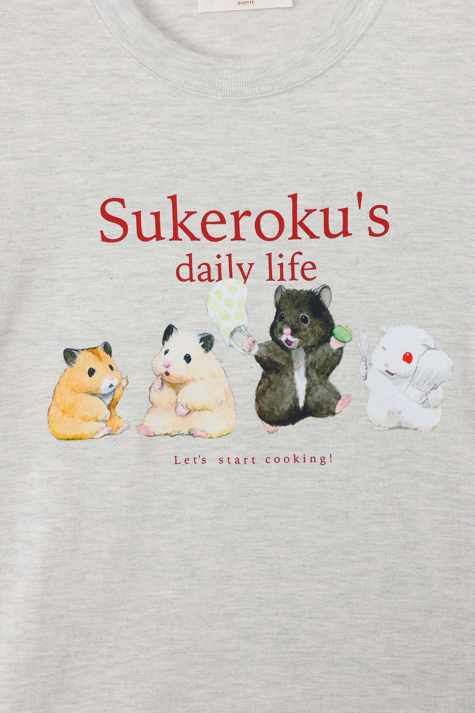 助六の日常 Tシャツ クッキング オートミール