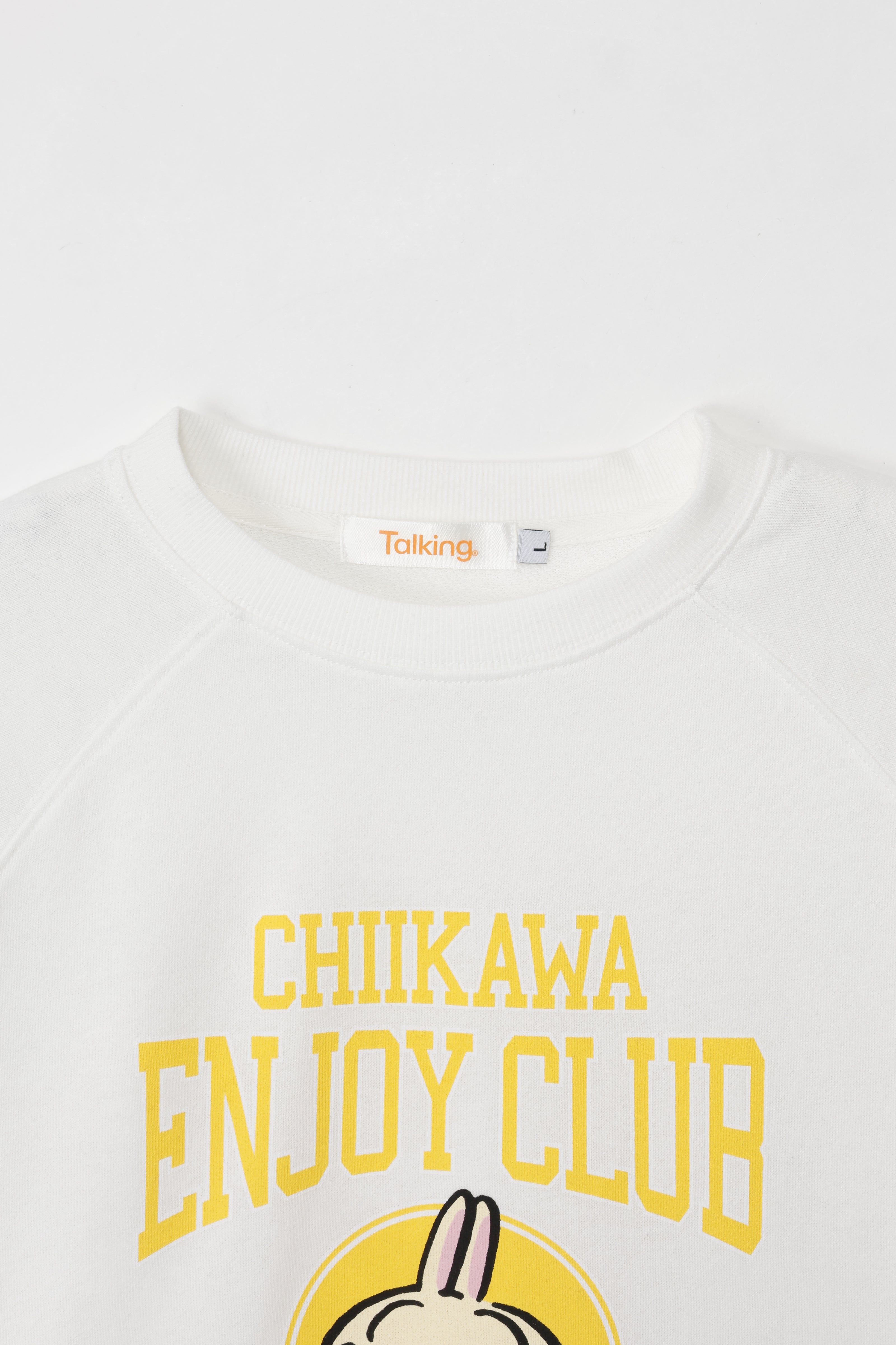 【2BUY10%OFF対象商品】ちいかわ Tシャツ ピース うさぎ ホワイト