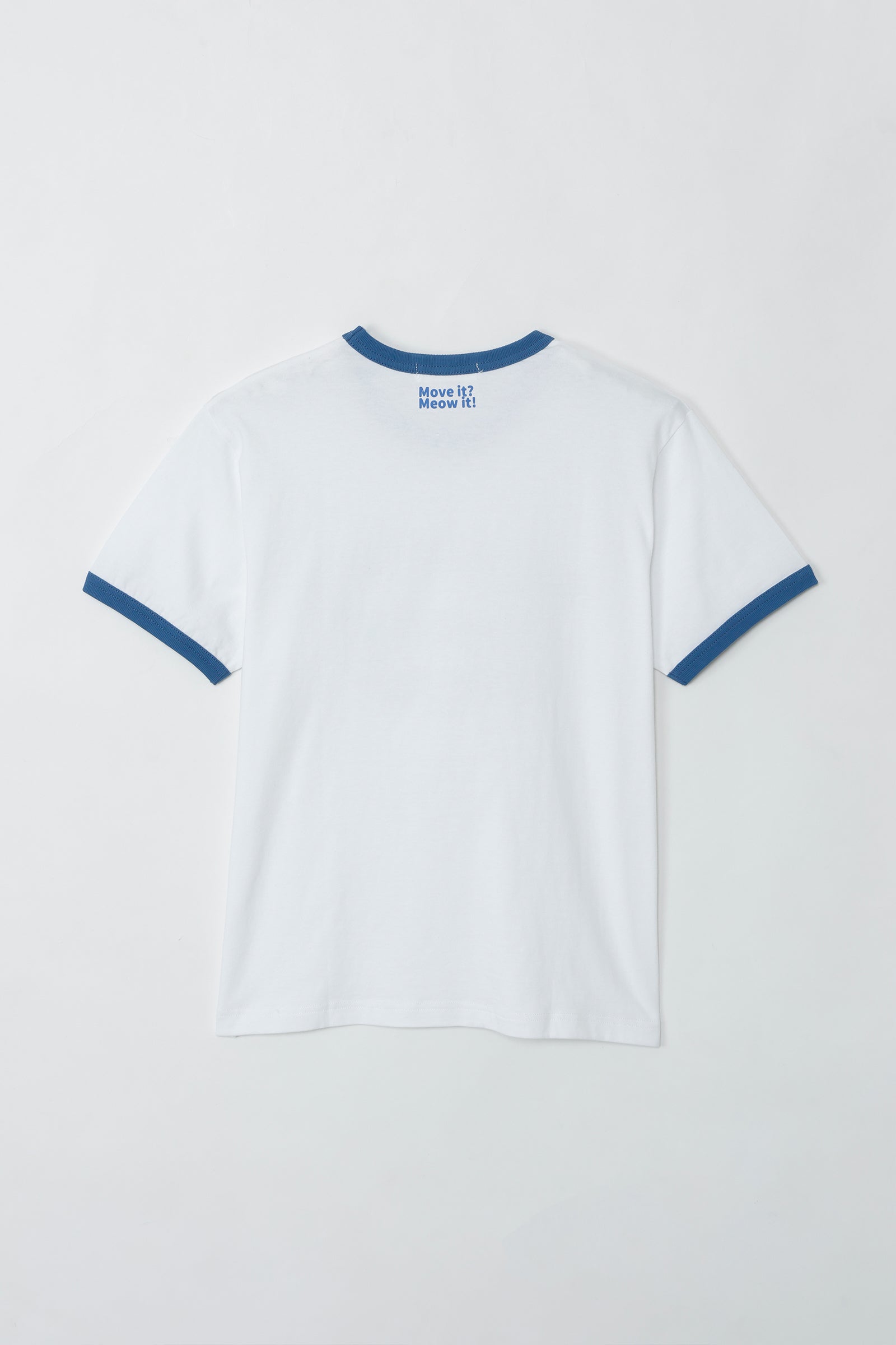 【2BUY10%OFF対象商品】mofusand Tシャツ ニャント!引越センター Mooving ホワイト