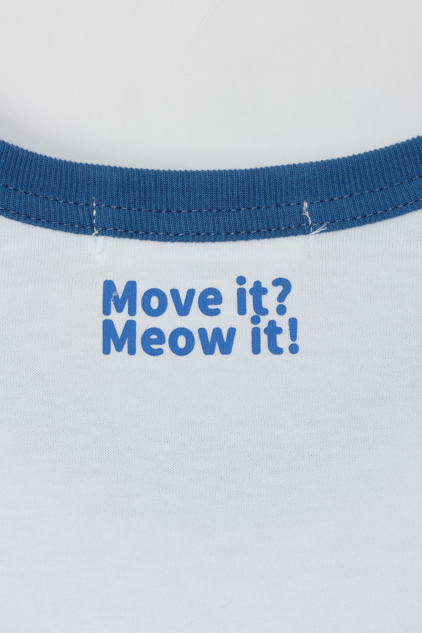 【2BUY10%OFF対象商品】mofusand Tシャツ ニャント!引越センター Mooving ホワイト