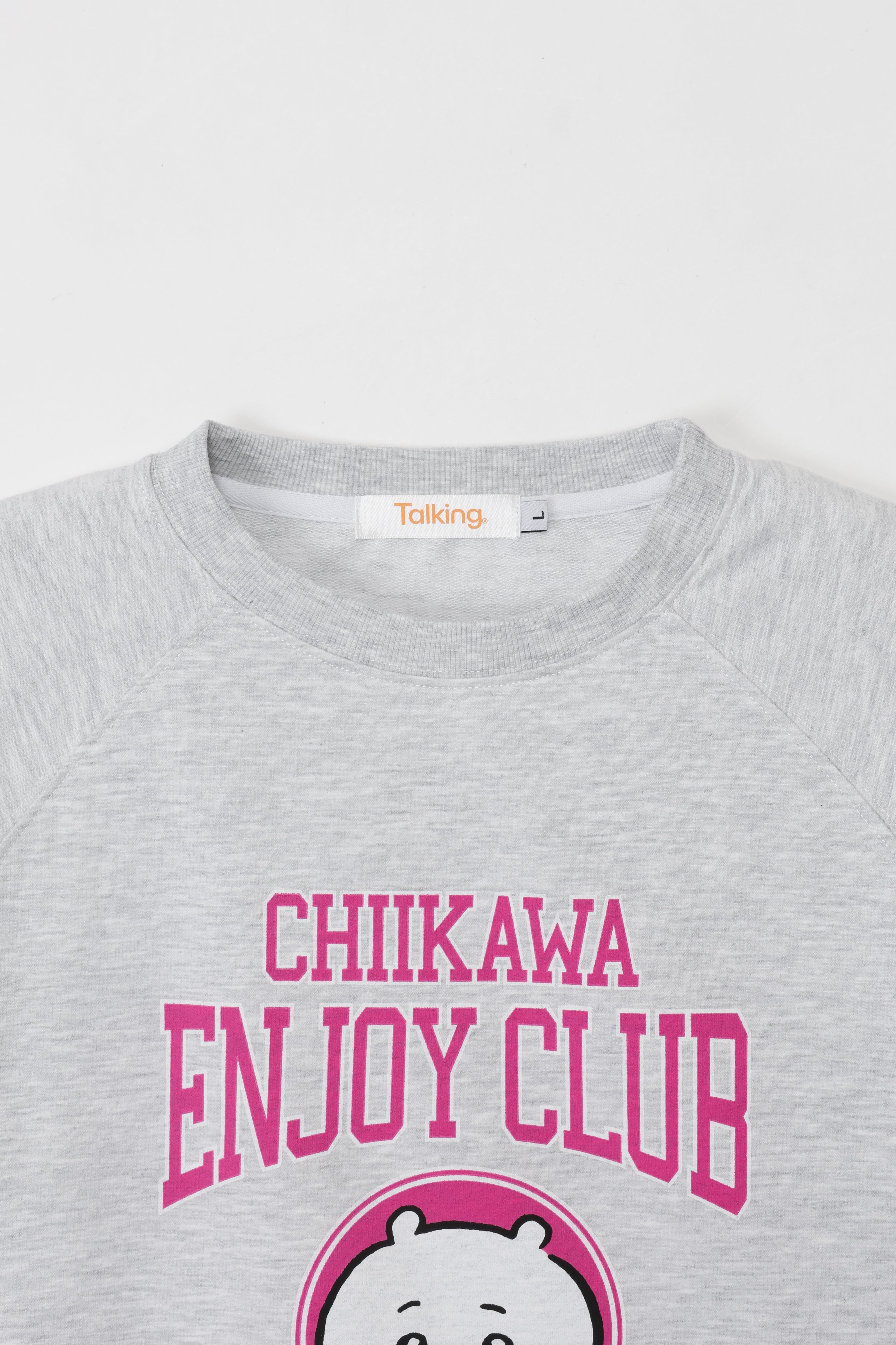 【2BUY10%OFF対象商品】ちいかわ Tシャツ ピース ちいかわ 杢グレー