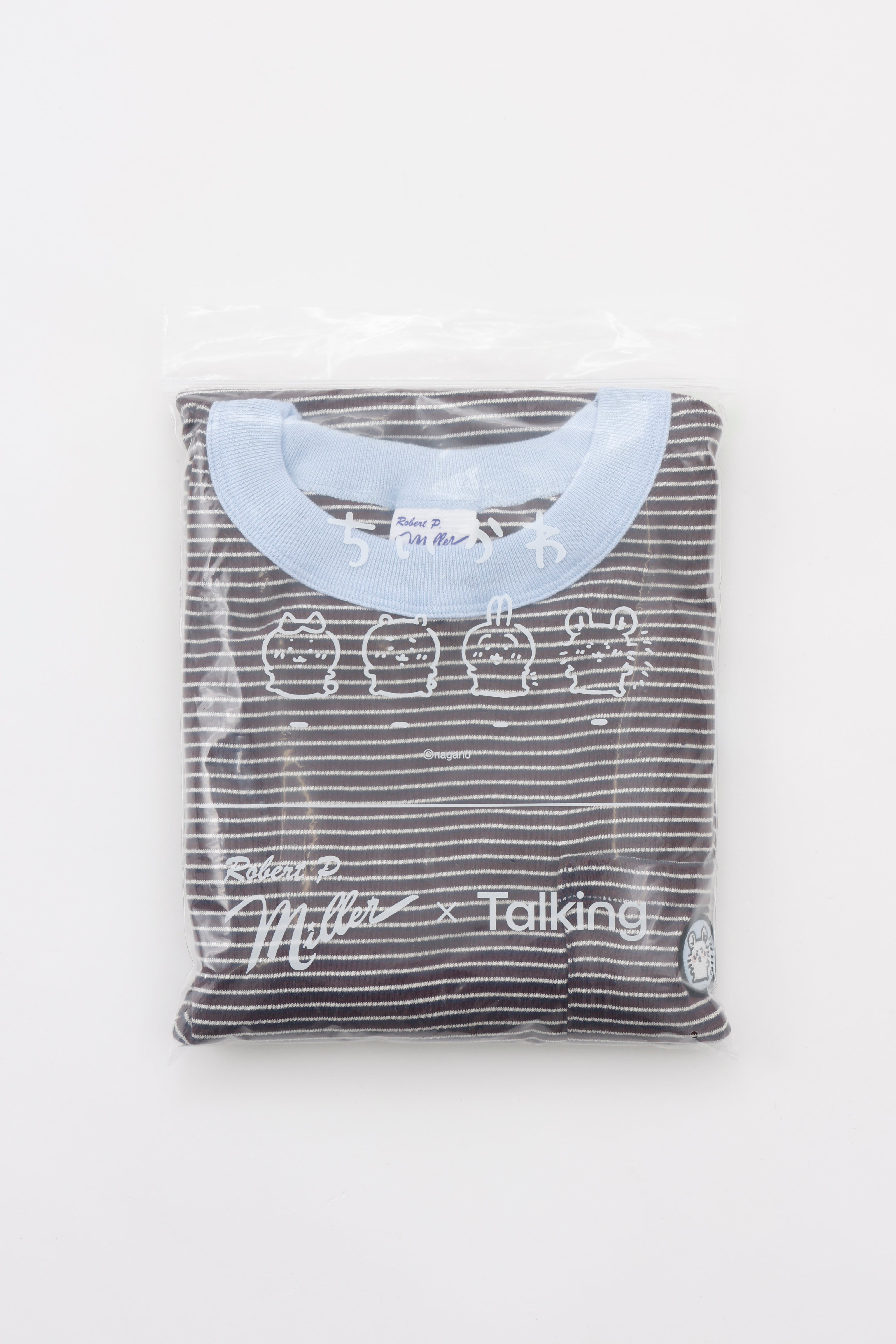 【2BUY10%OFF対象商品】ちいかわ ビッグシルエットポケットTシャツ Robert P.Miller×Talking モモンガ COFFEE