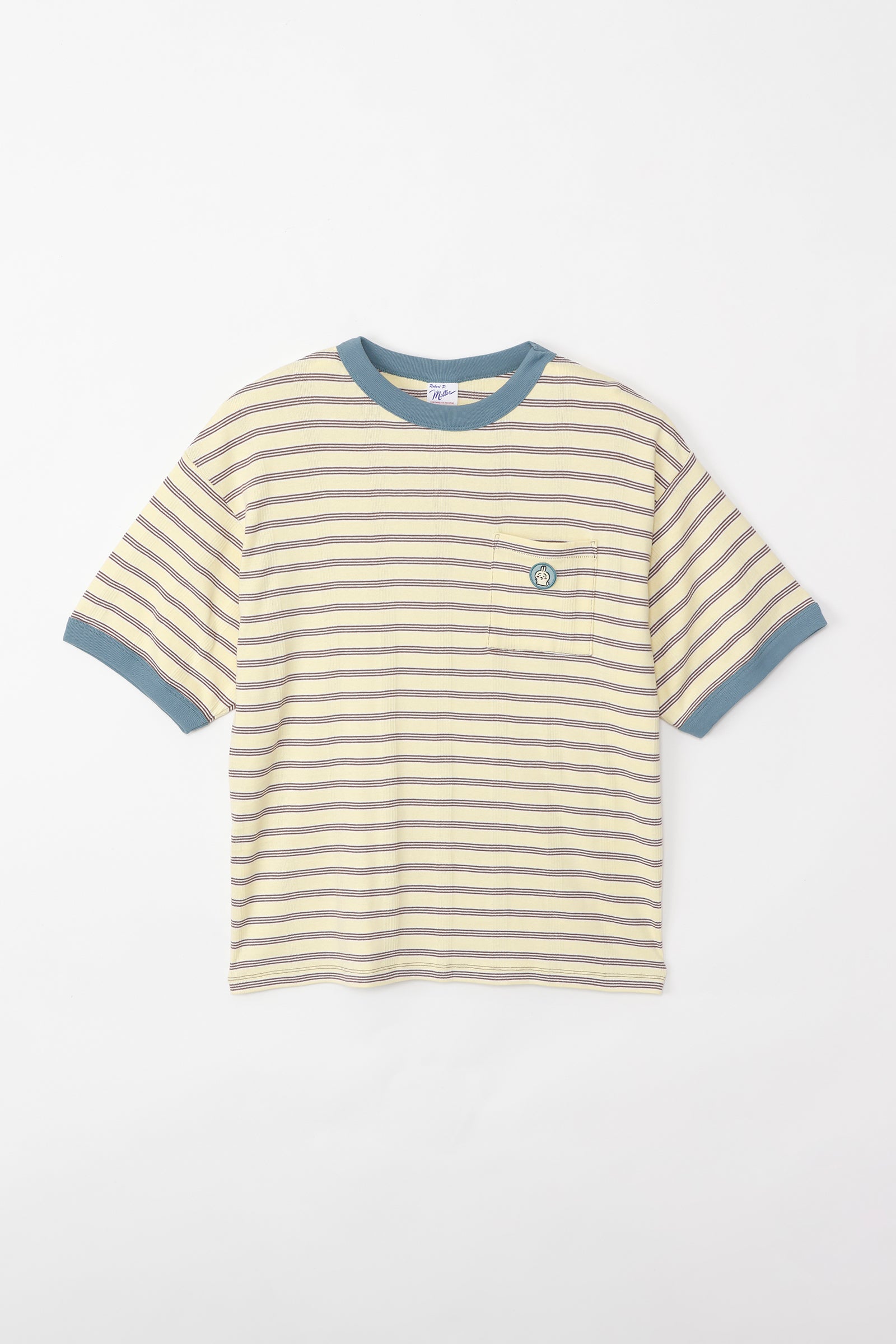 ちいかわ ビッグシルエットポケットTシャツ Robert P.Miller×Talking うさぎ BANANA