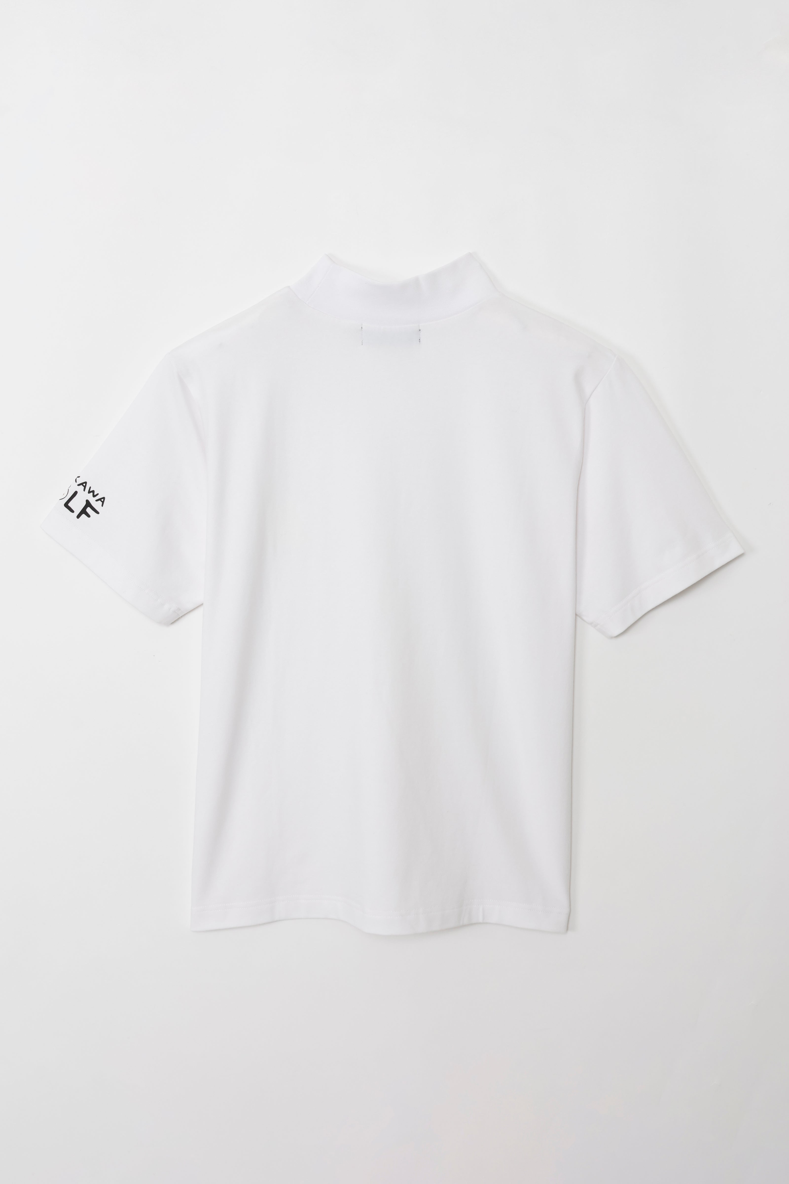 ちいかわGOLF モックネックTシャツ ハチワレエンブレム ホワイト