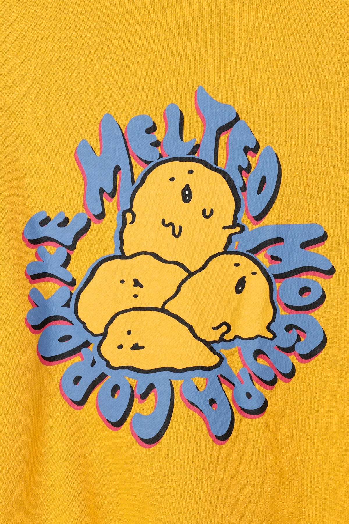 ナガノキャラクターズ ジップパーカー MELTED MOGURA COROKKE オレンジ