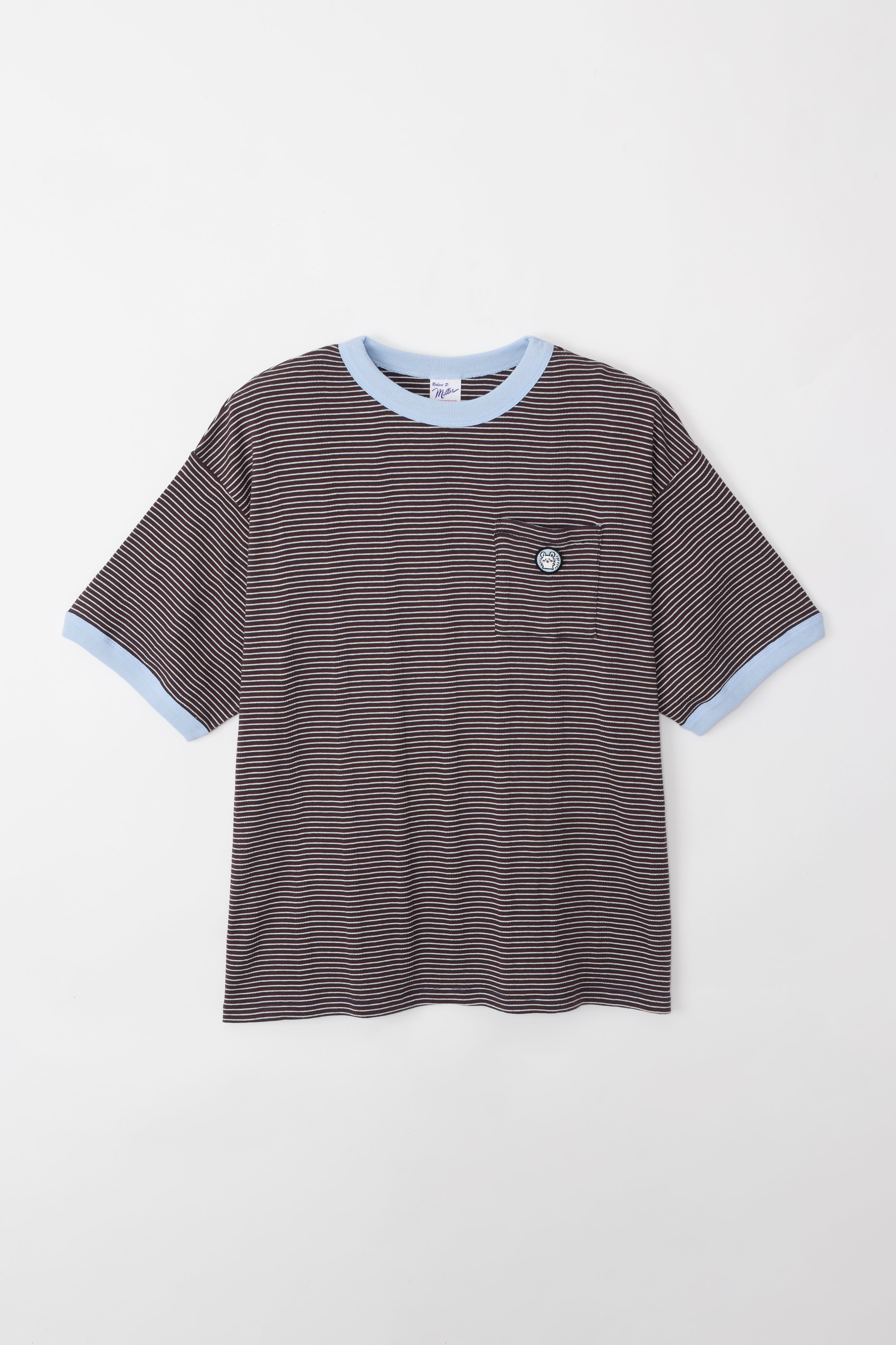 【2BUY10%OFF対象商品】ちいかわ ビッグシルエットポケットTシャツ Robert P.Miller×Talking モモンガ COFFEE