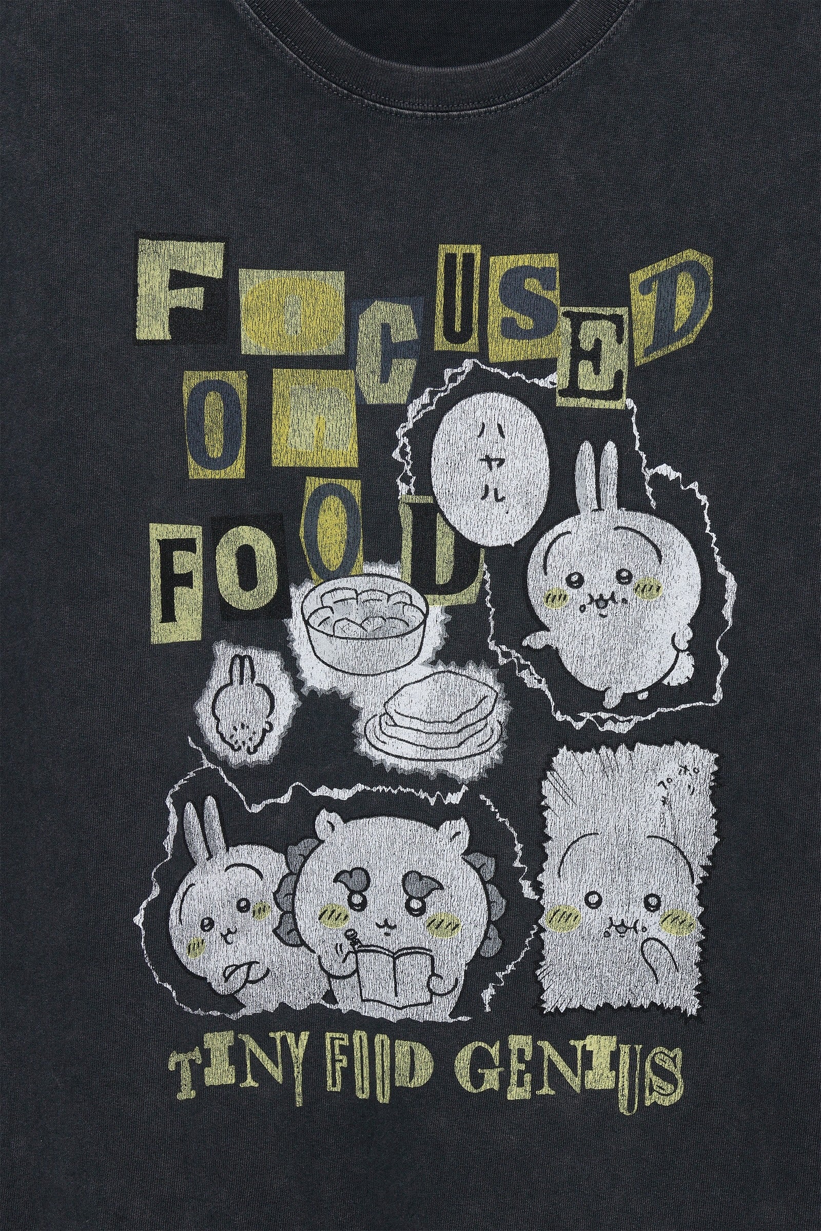 【7月中旬以降お届け】ちいかわ ワイドノースリーブ FOCUSED ON FOOD スミ