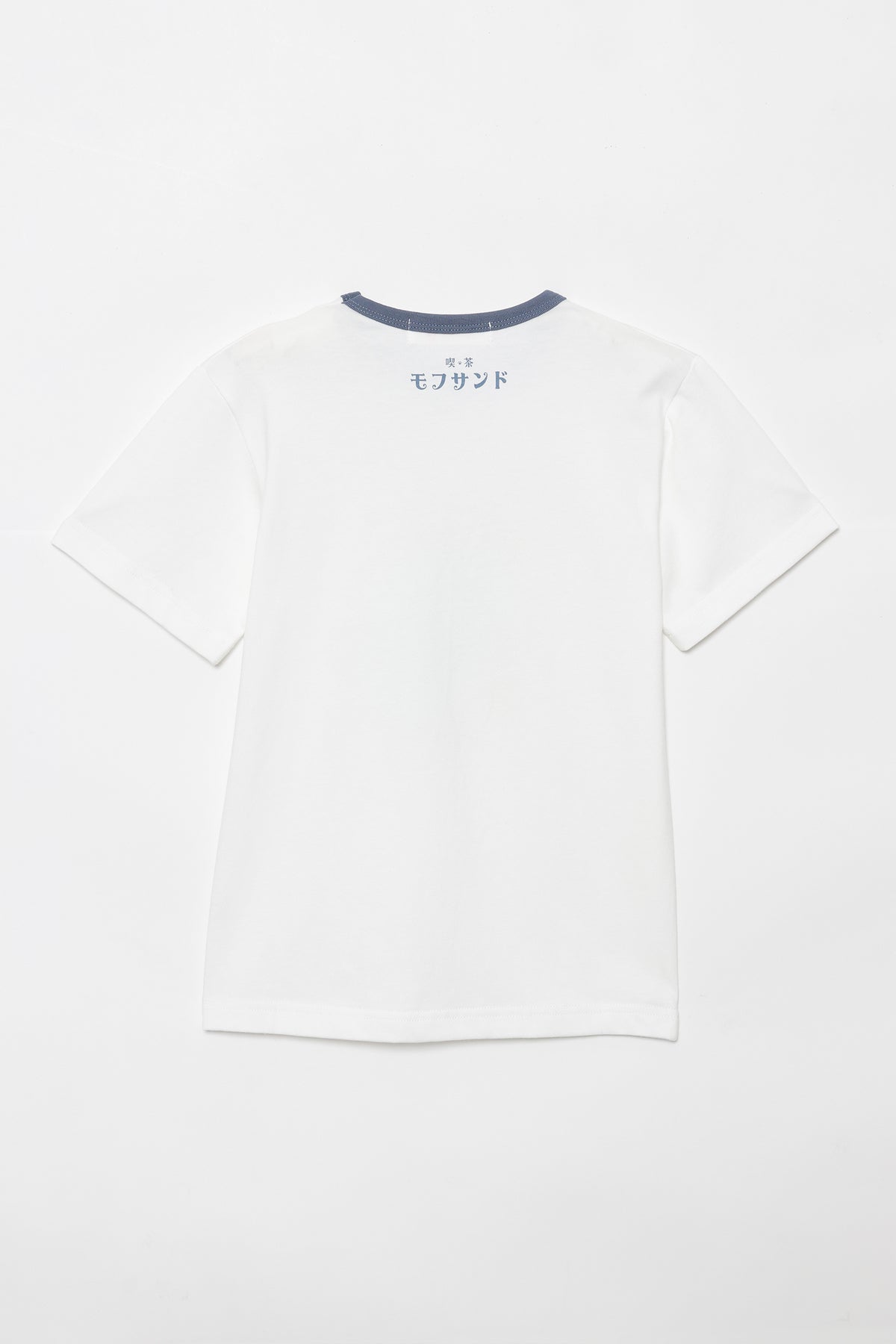 mofusand キッズTシャツ クリームソーダ ホワイト