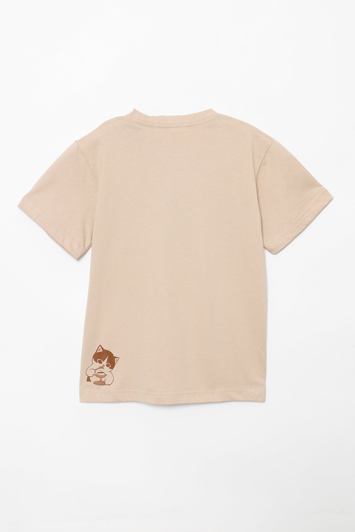 mofusand キッズTシャツ 喫茶モフサンド ナチュラル