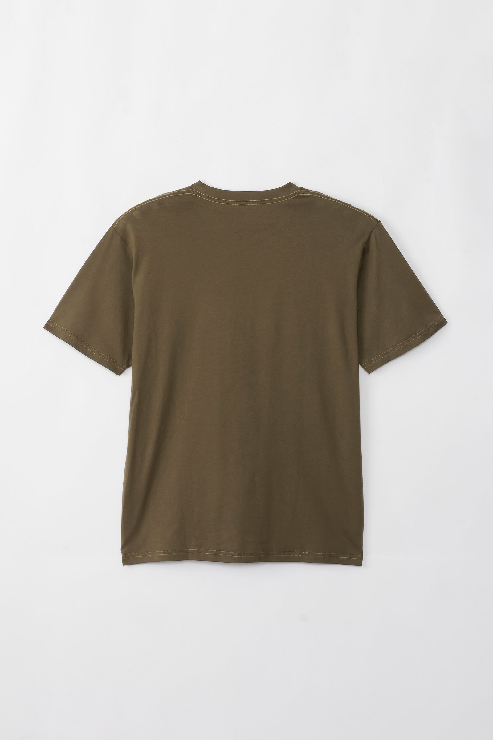 【2BUY10%OFF対象商品】mofusand Tシャツ カレッジ風はちにゃん オリーブ