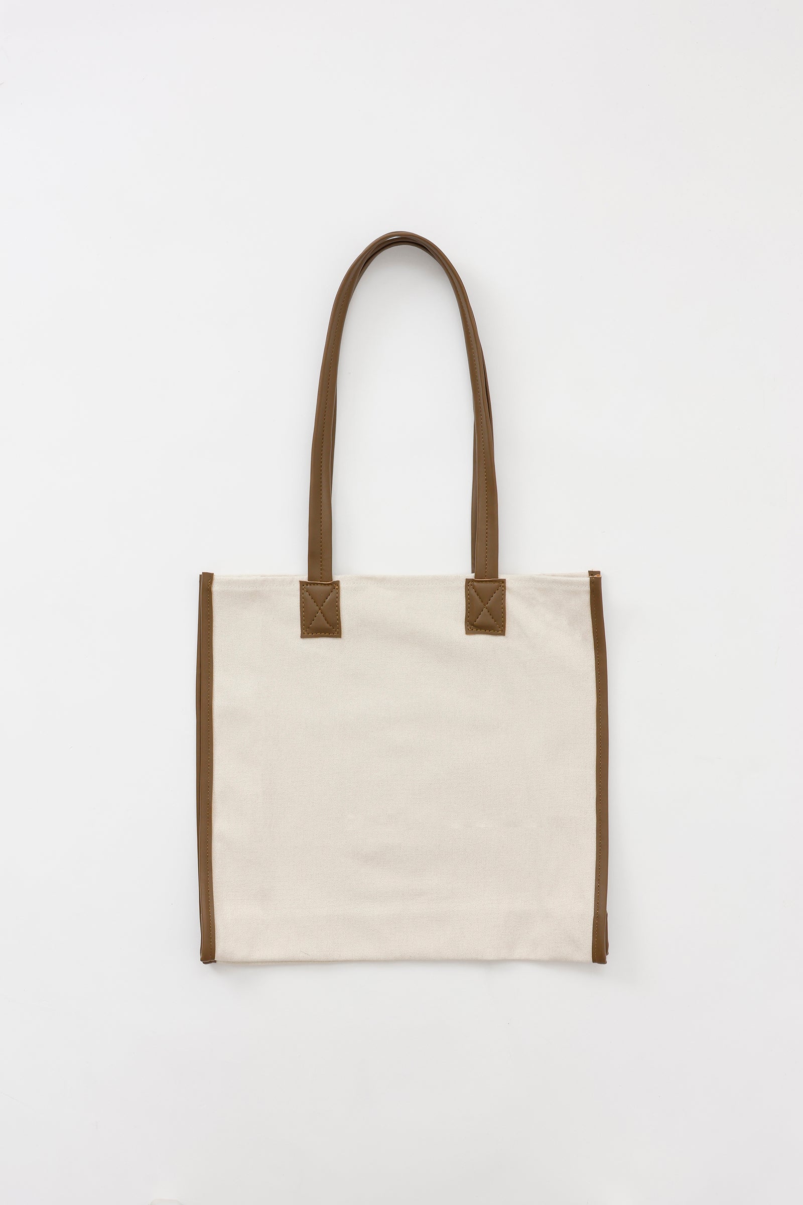 【2BUY10%OFF対象商品】mofusand トートバッグ カレッジ風はちにゃん サンドベージュ