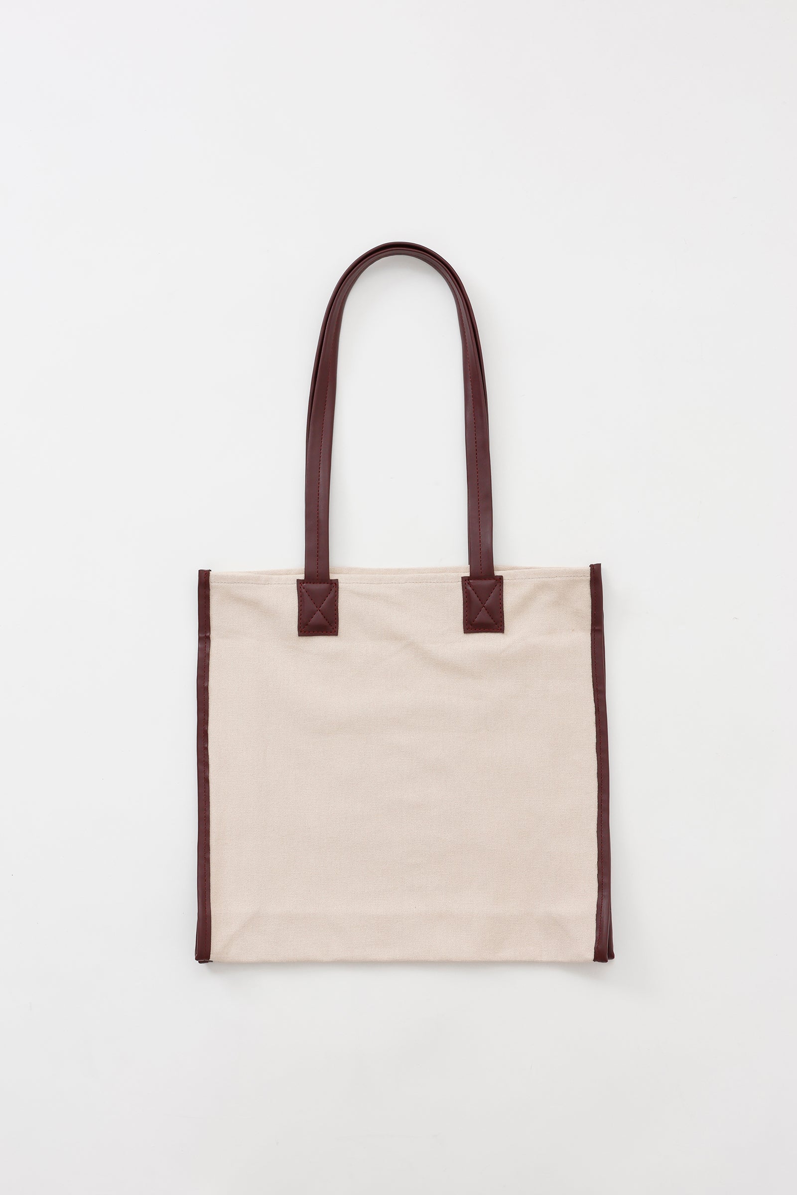 【2BUY10%OFF対象商品】mofusand トートバッグ カレッジ風いちごにゃん ローズブラウン