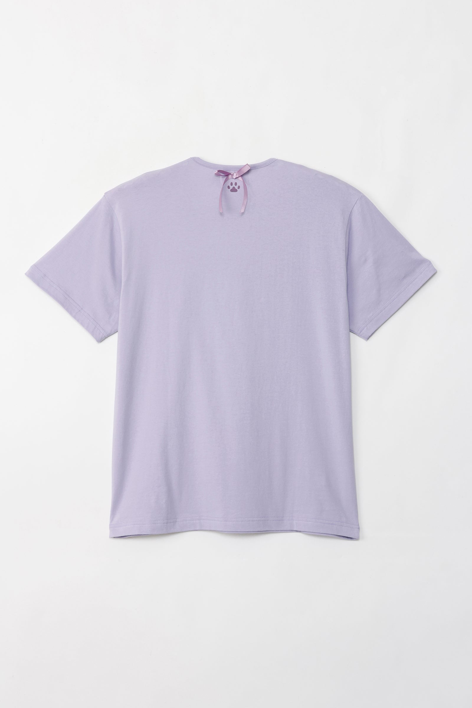 【2BUY10%OFF対象商品】mofusand バレエコア Tシャツ ラベりぼにゃん パープル