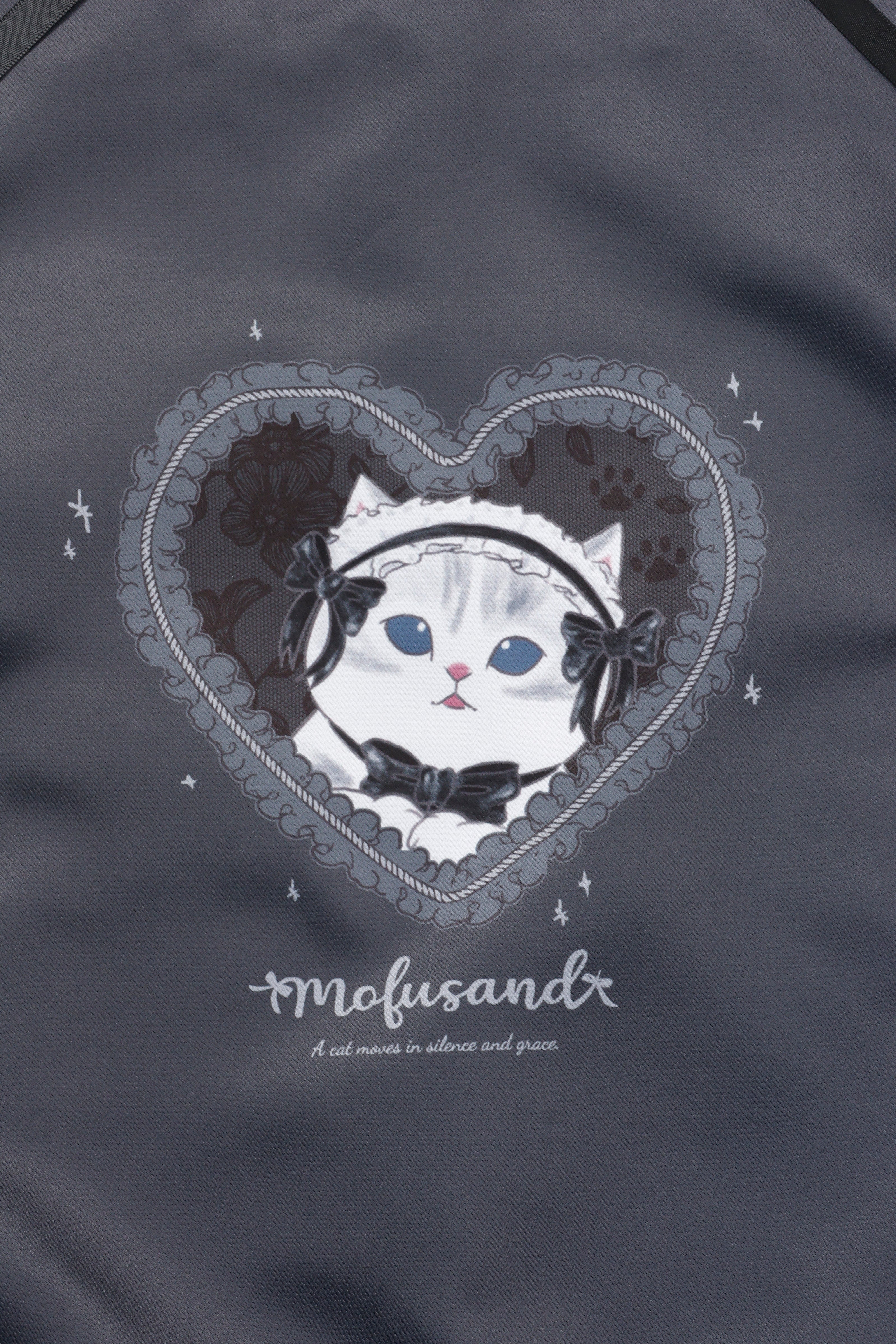 【2BUY10%OFF対象商品】mofusand バレエコア トートバッグ くろりぼにゃん ブラック