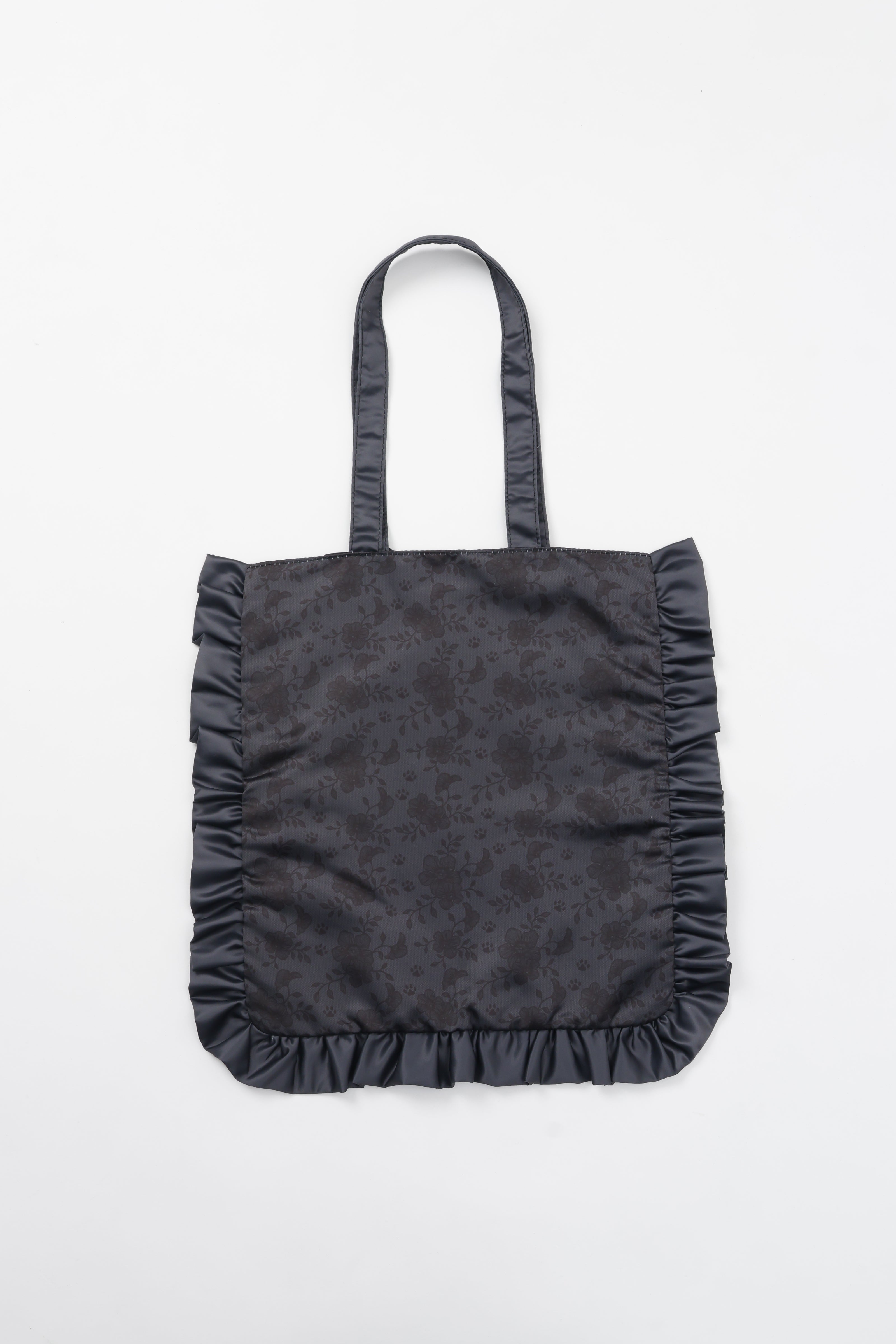 【2BUY10%OFF対象商品】mofusand バレエコア トートバッグ くろりぼにゃん ブラック