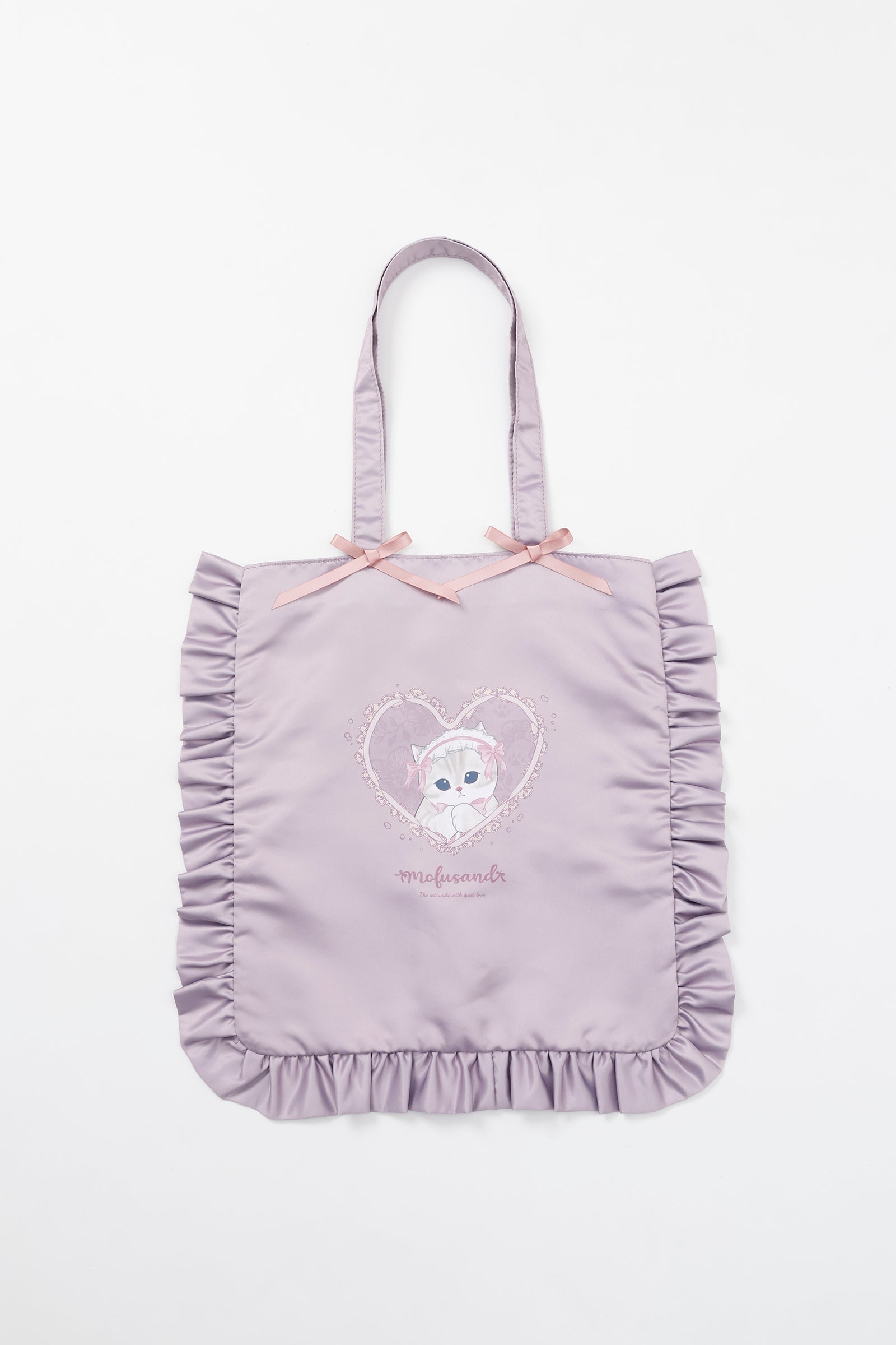 【2BUY10%OFF対象商品】mofusand バレエコア トートバッグ ももりぼにゃん ピンク