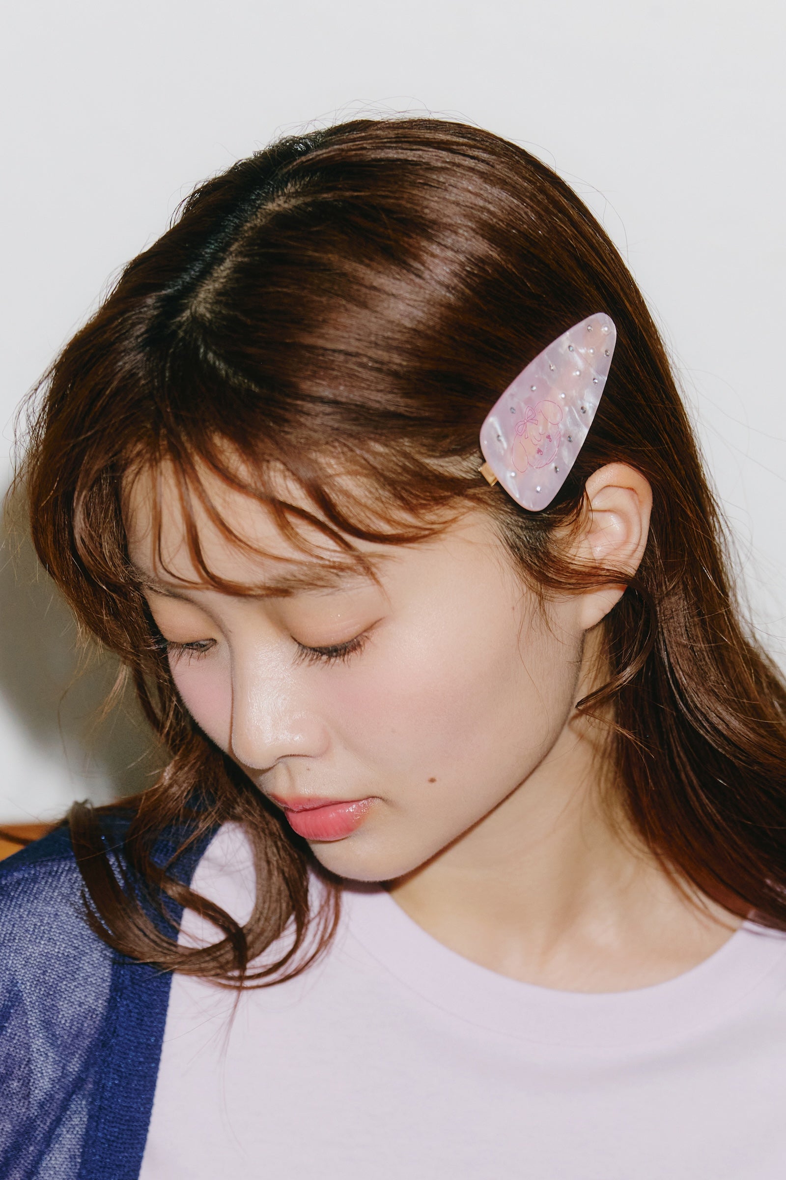 Lil ala mode ヘアクリップ キャミー ピンク