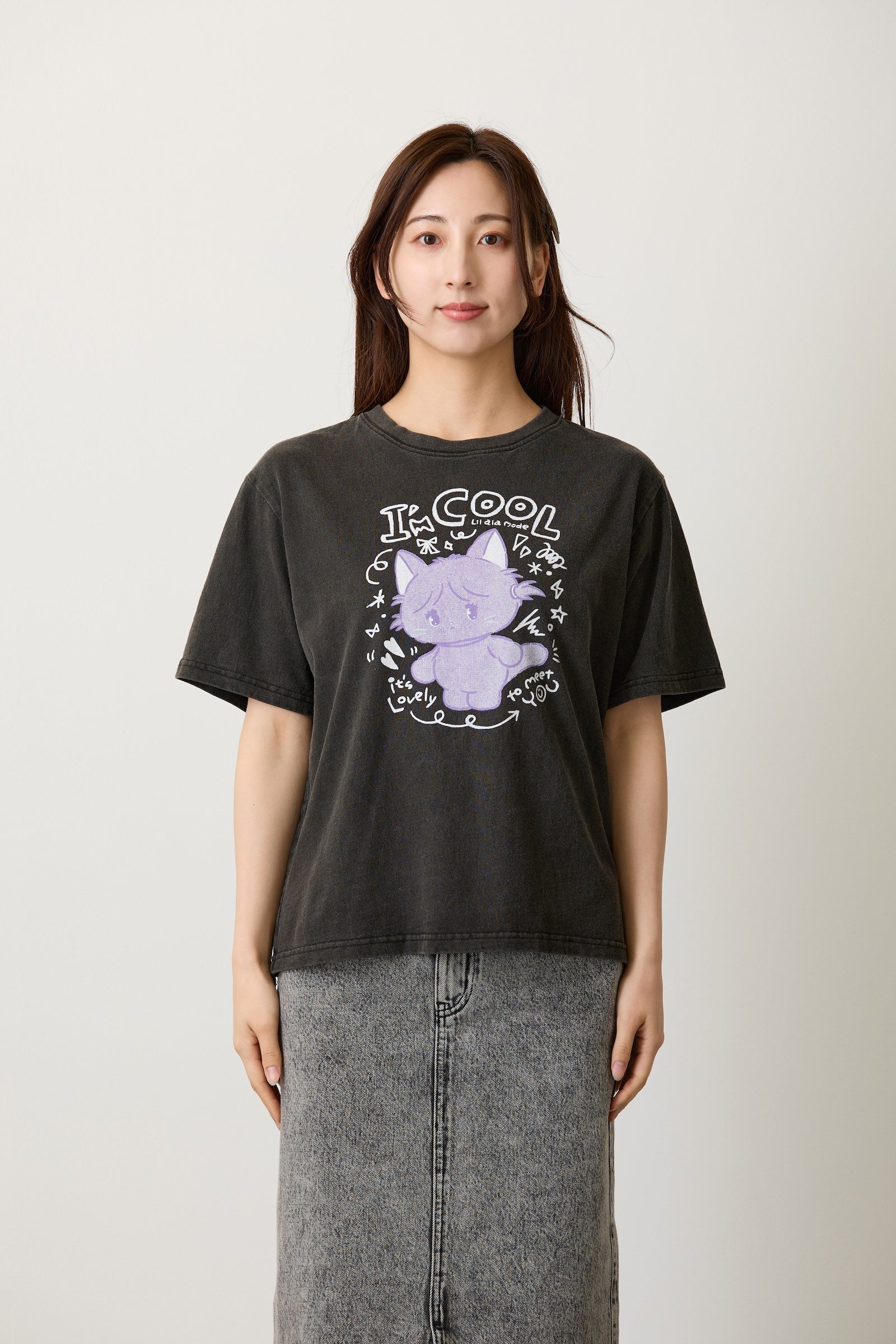Lil ala mode Tシャツ I'm COOL ブラック