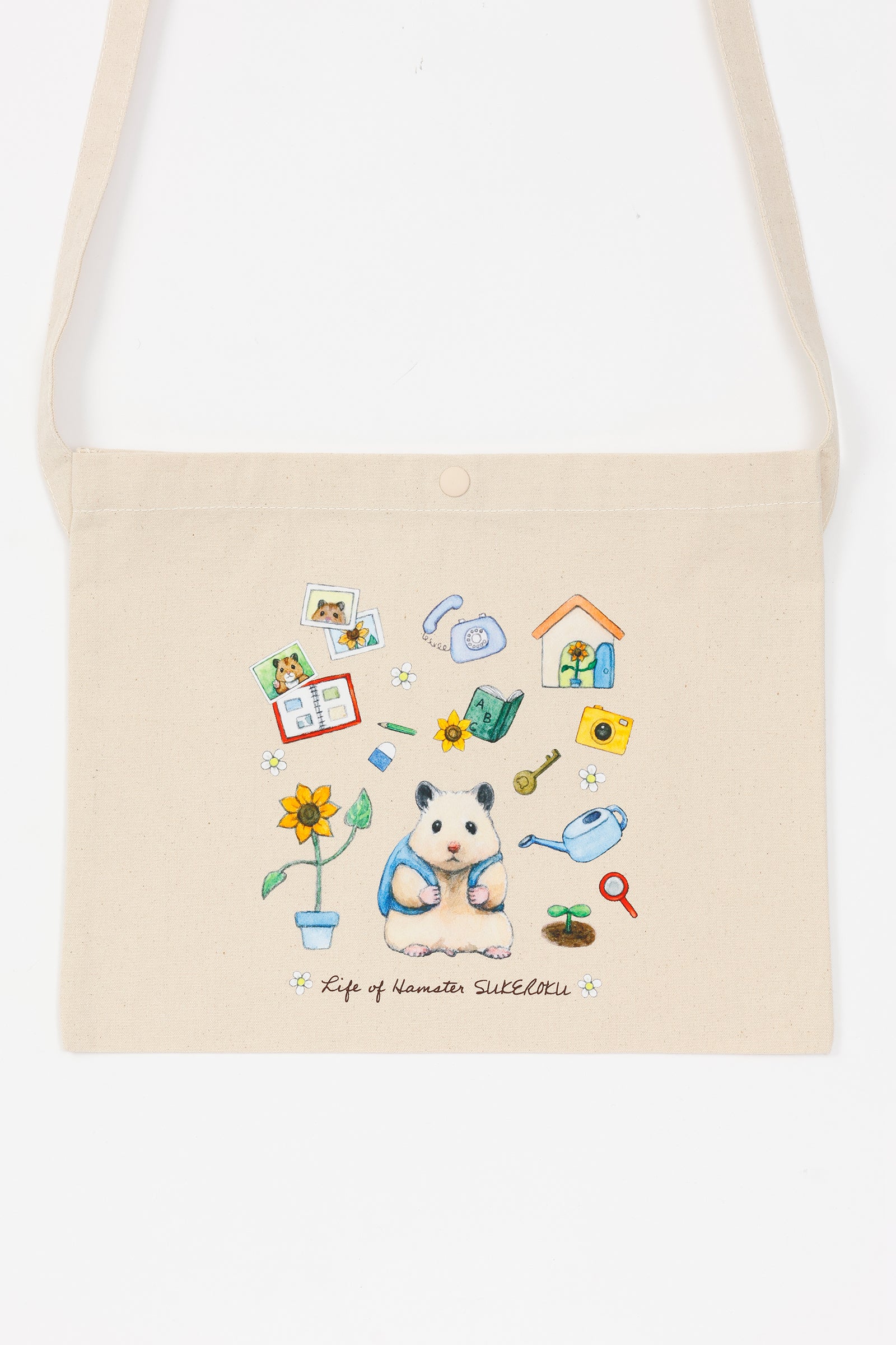 助六の日常 サコッシュ Life of Hamster SUKEROKU ナチュラル