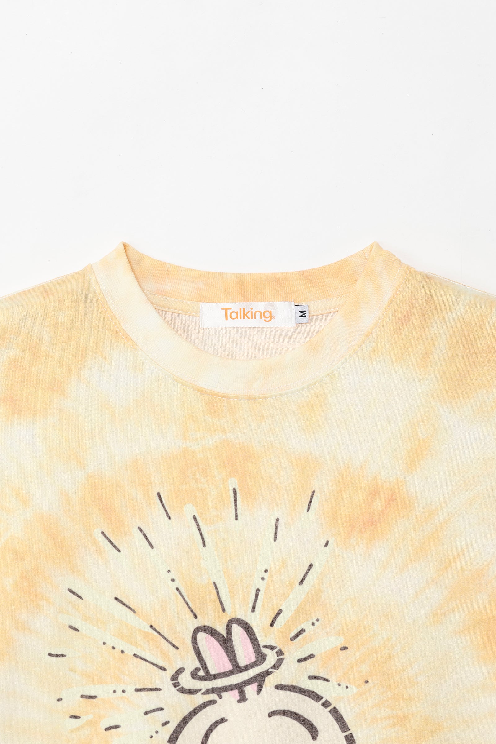 ちいかわ Tシャツ タイダイ 天使の輪 イエロー