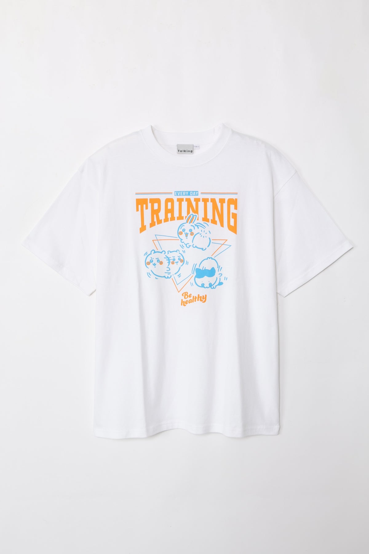 ちいかわ Tシャツ TRAINING(トリオ) ホワイト
