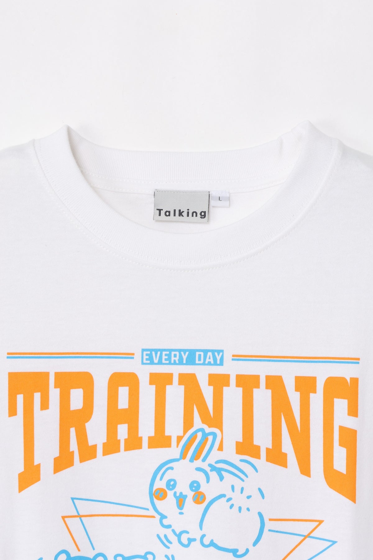 ちいかわ Tシャツ TRAINING(トリオ) ホワイト